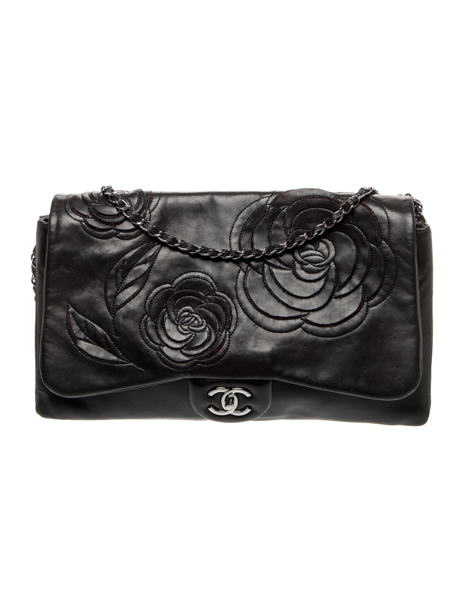 Chanel Paris-Shanghai Tweed Petals Flap Bag