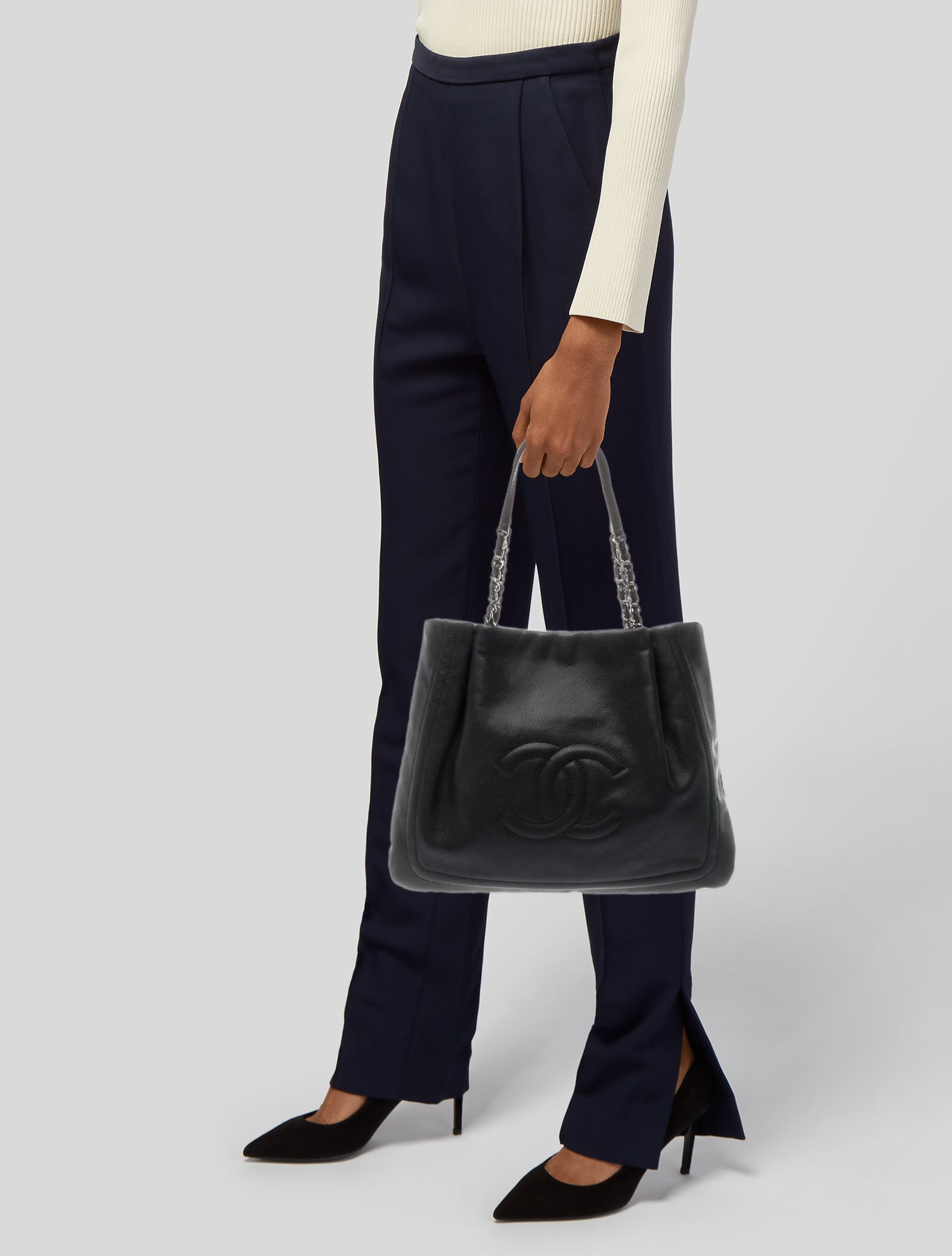 Chanel Pleated Timeless Tote