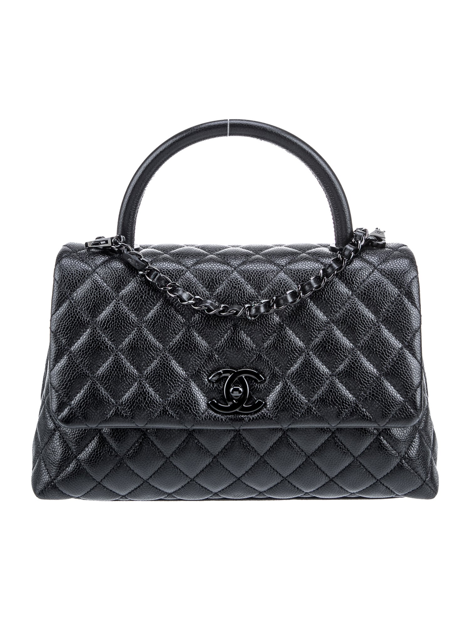 Chanel Small So Black Coco Handle Bag