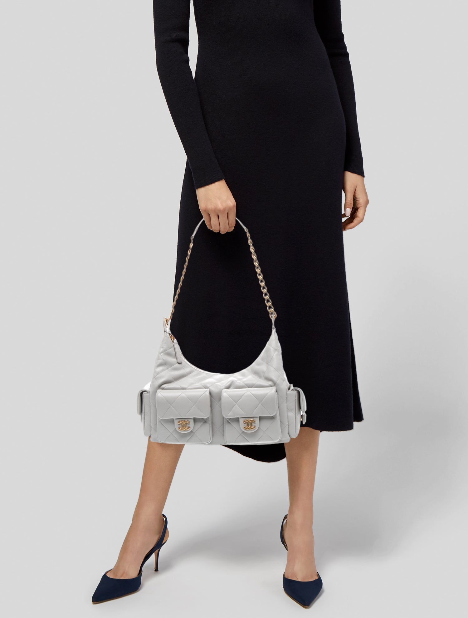 Chanel 2025 Maxi Trendy Pockets Hobo