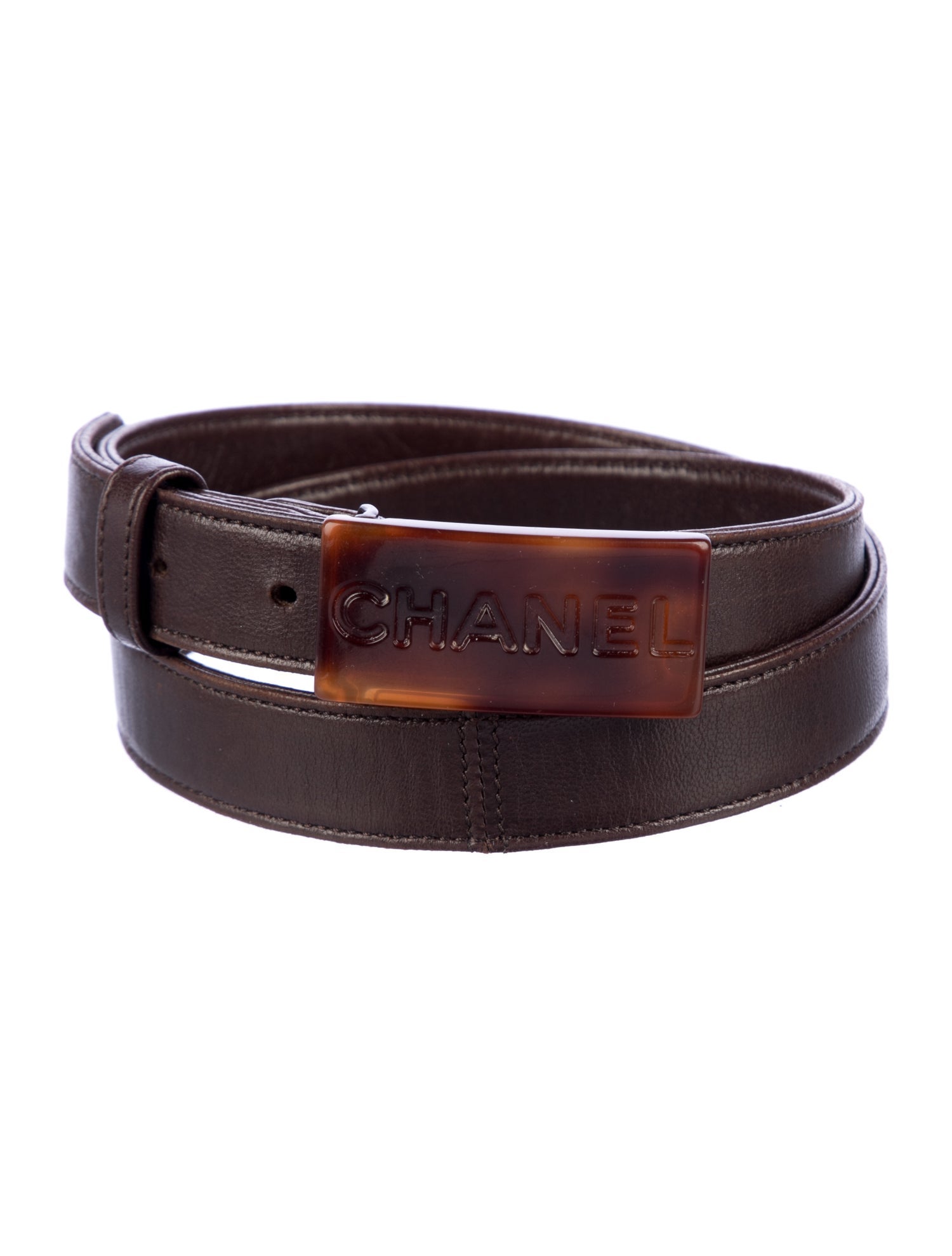 Chanel Skinny Leather Belt