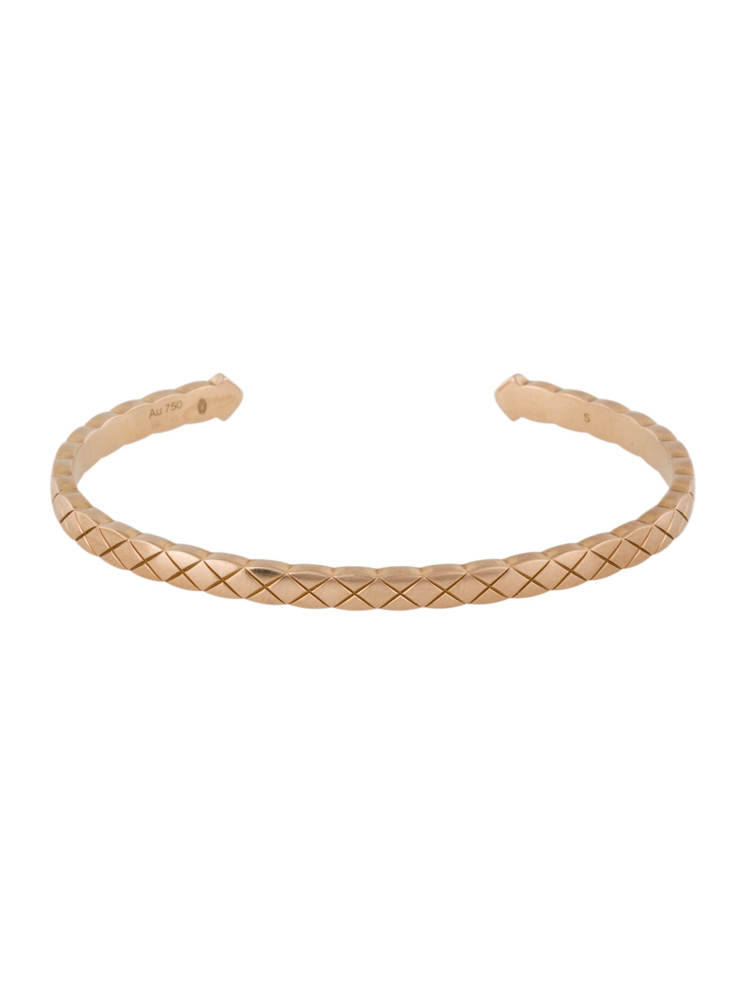 Chanel 18K Coco Crush Cuff Bracelet