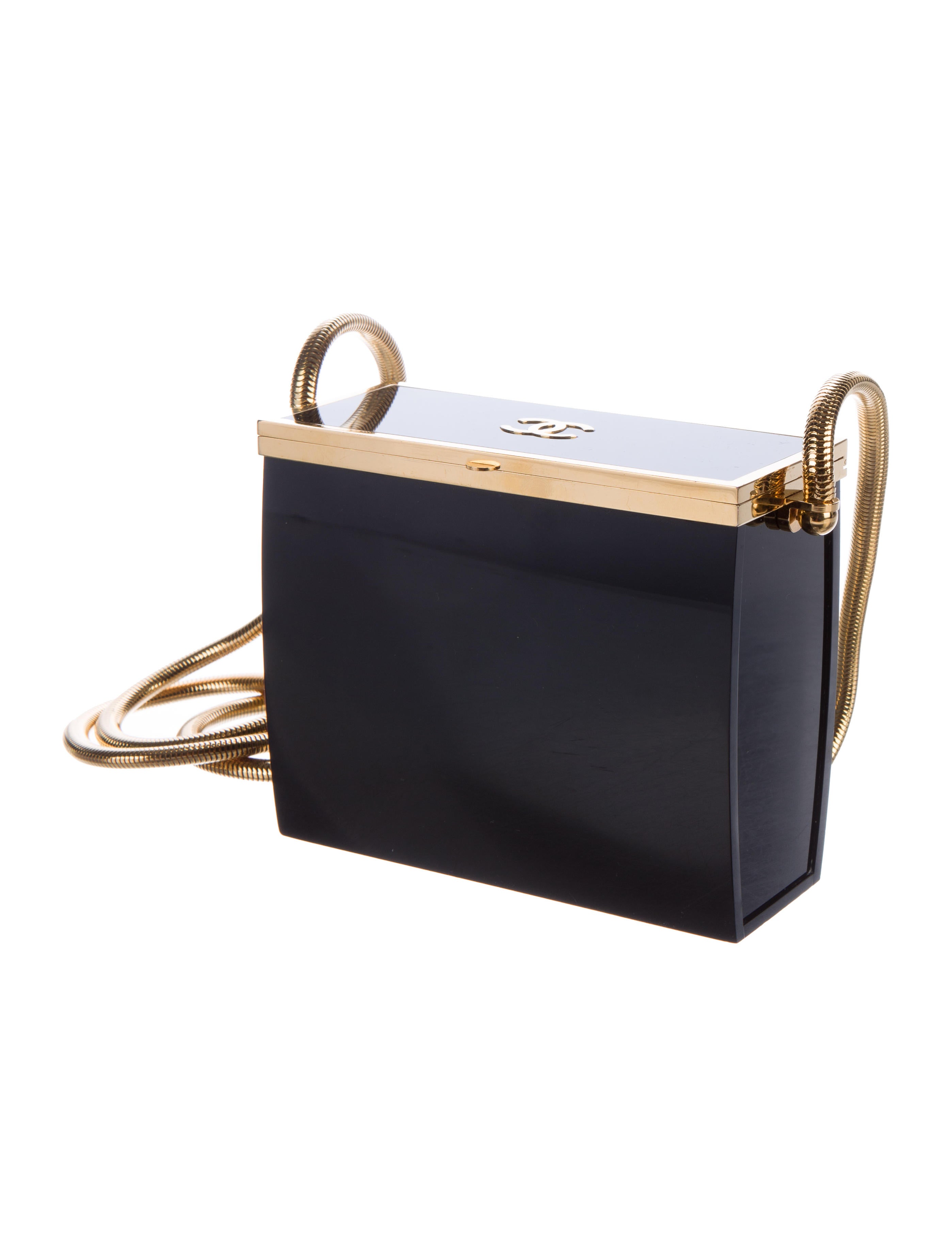 Chanel Acrylic Box Clutch Handbags CHA139606 The RealReal