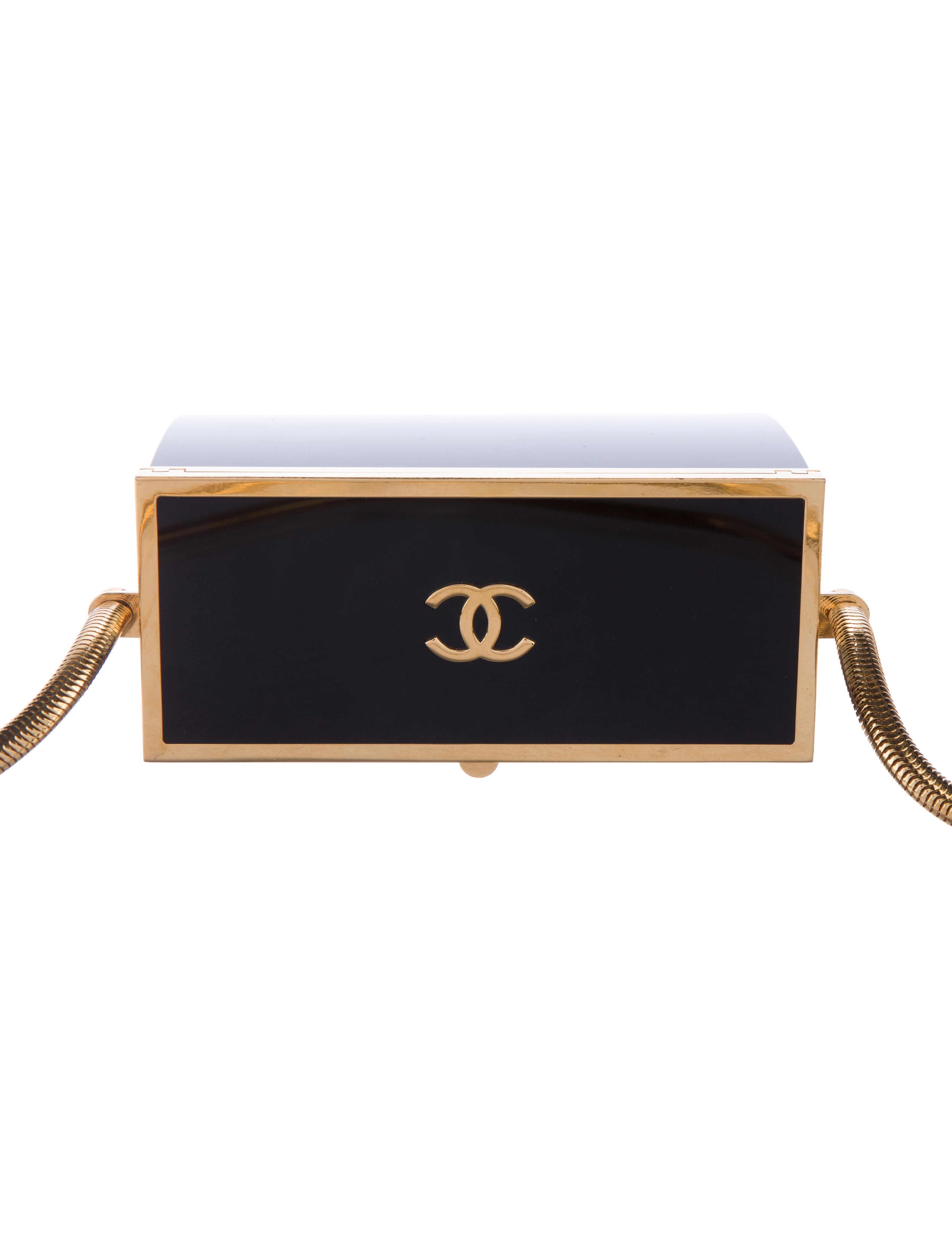 Chanel Acrylic Box Clutch Handbags CHA139606 The RealReal