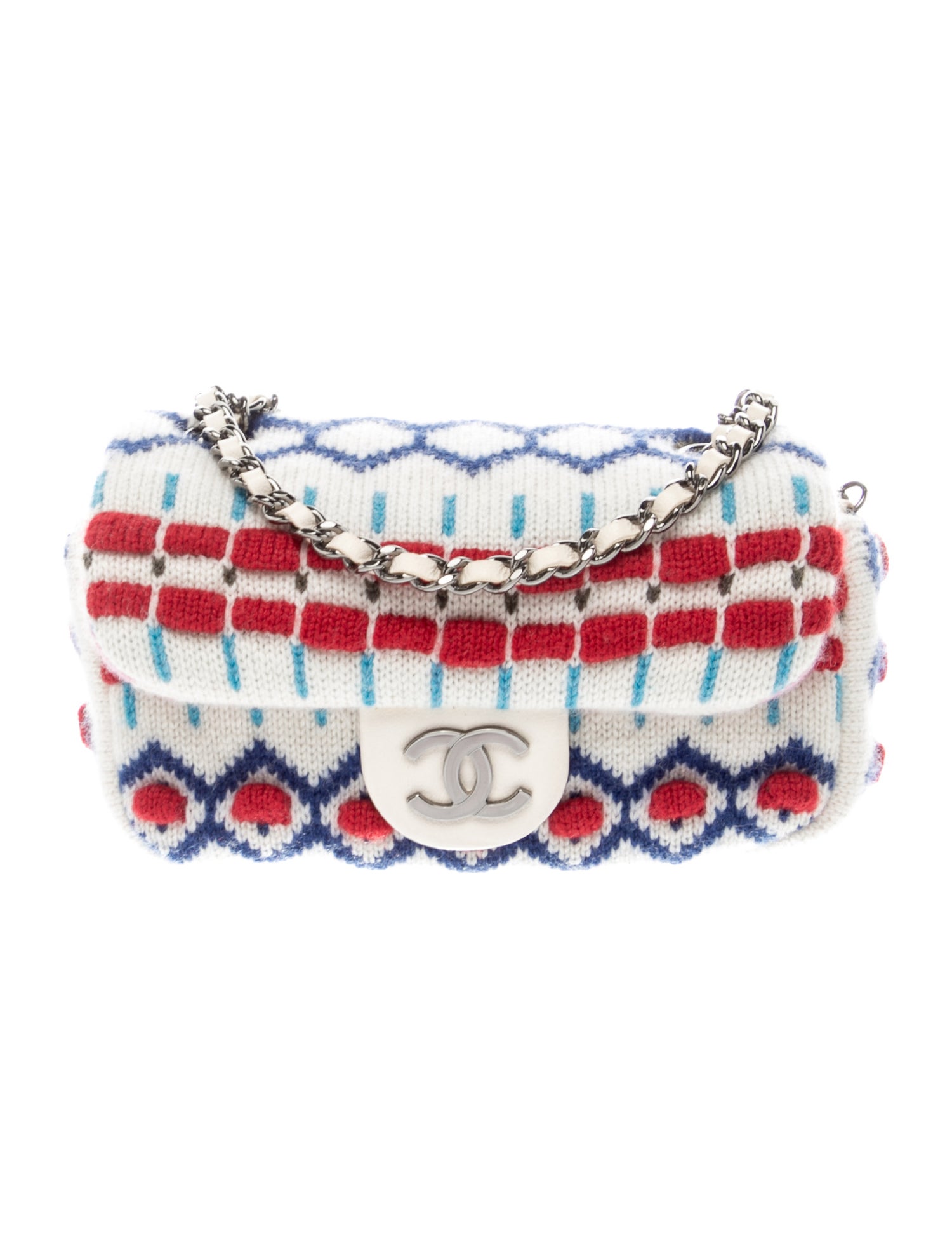 Chanel Cashmere Knit Extra Mini Flap Bag