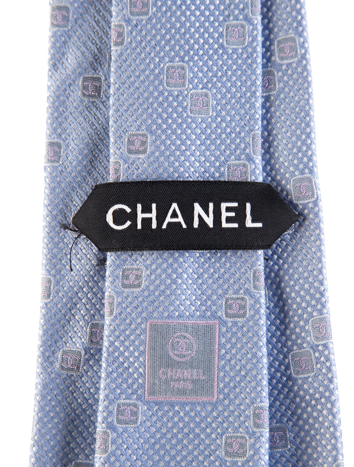 Chanel Silk CC Necktie