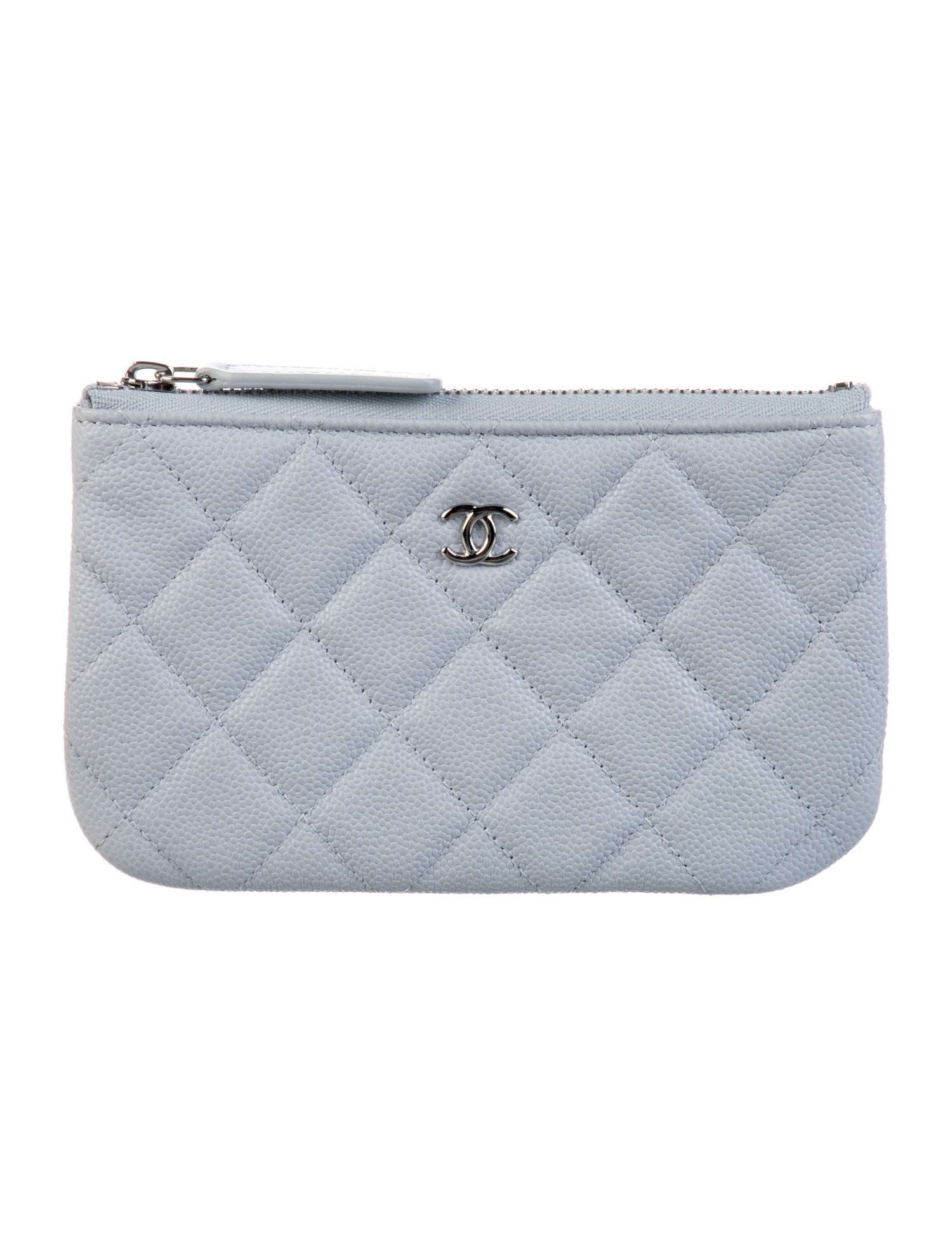 Chanel Interlocking CC Logo Pouch