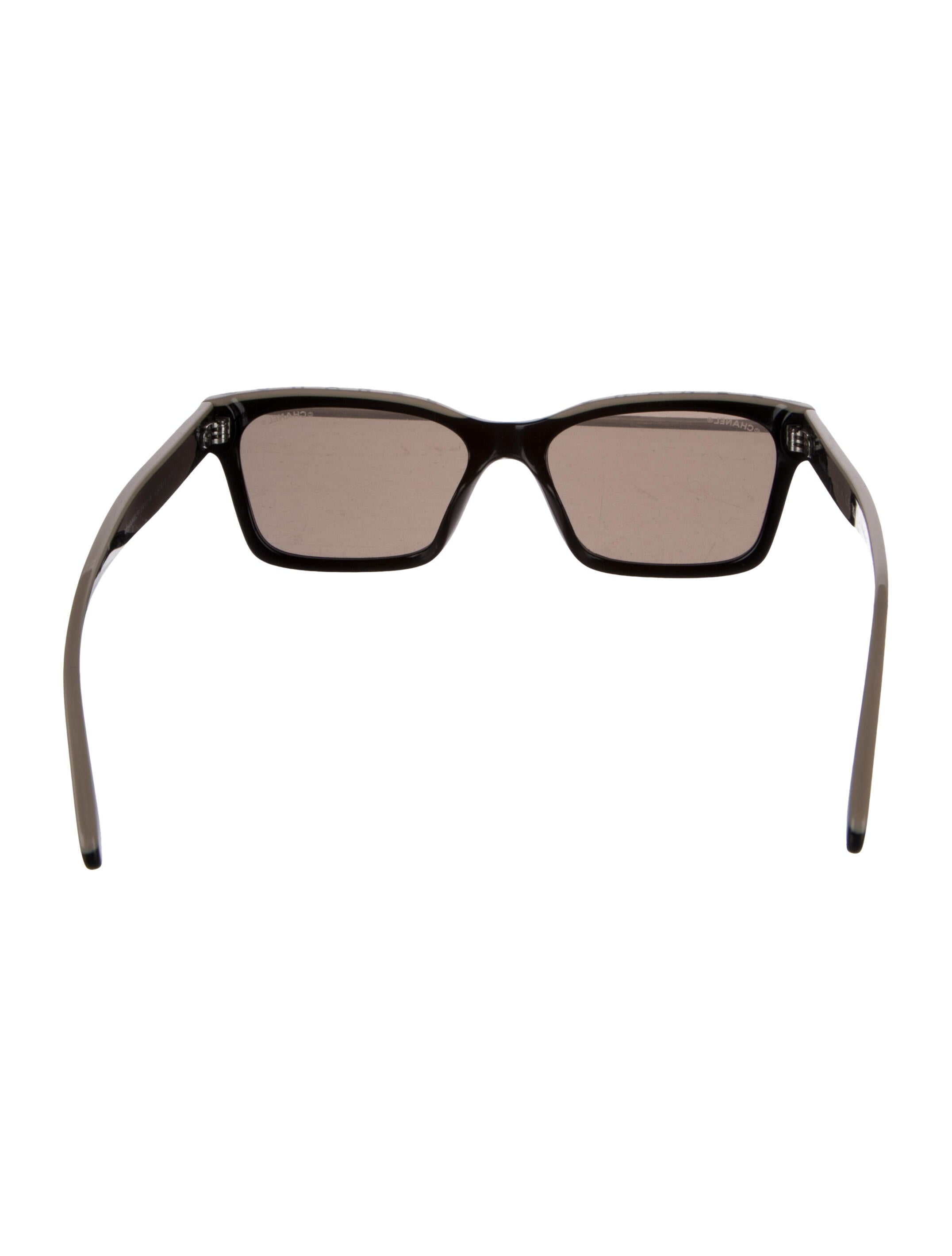 Chanel Interlocking CC Logo Wayfarer Sunglasses