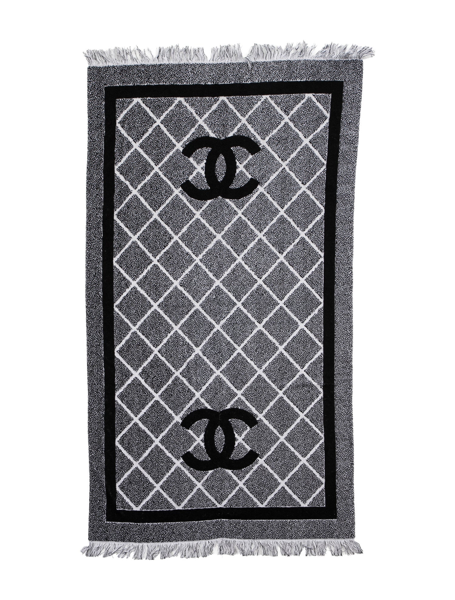 Chanel Terry Cloth Beach Towel