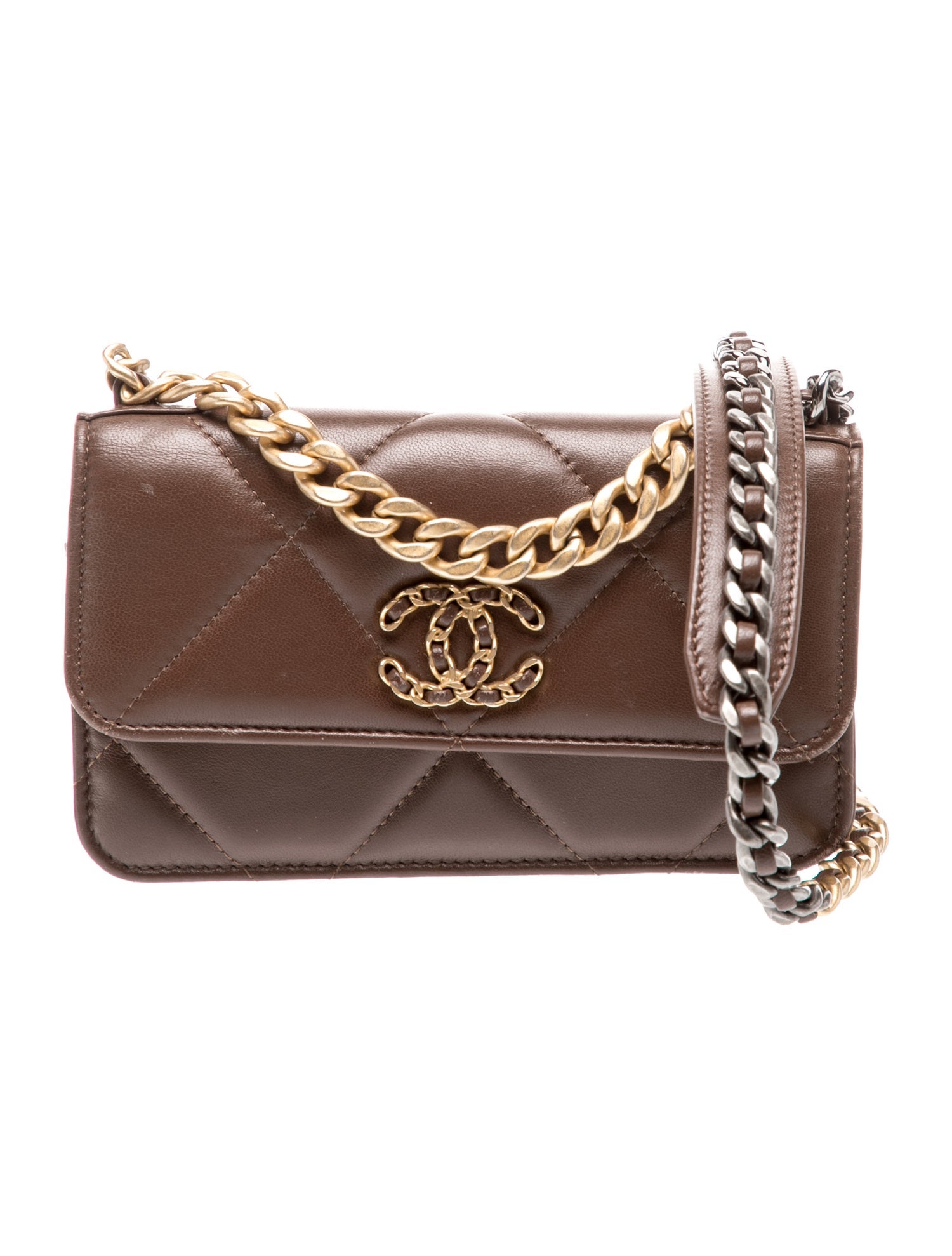 Chanel 19 Flap Phone Holder w/ Chain