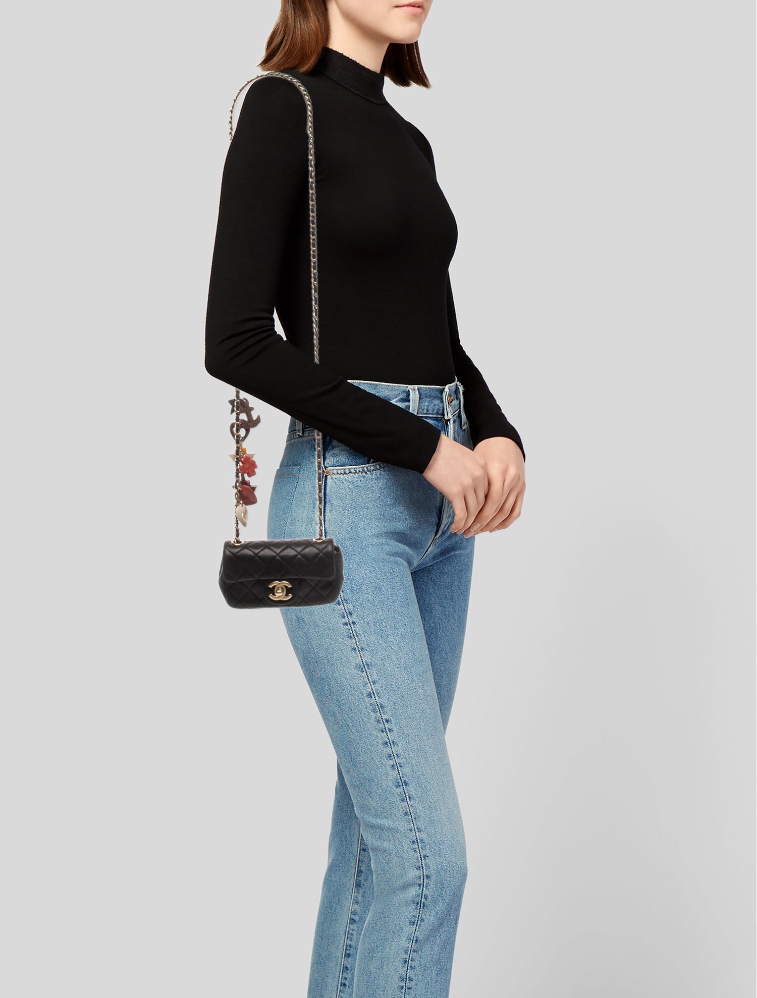 Chanel Classic Extra Mini Marine Charms Flap Bag