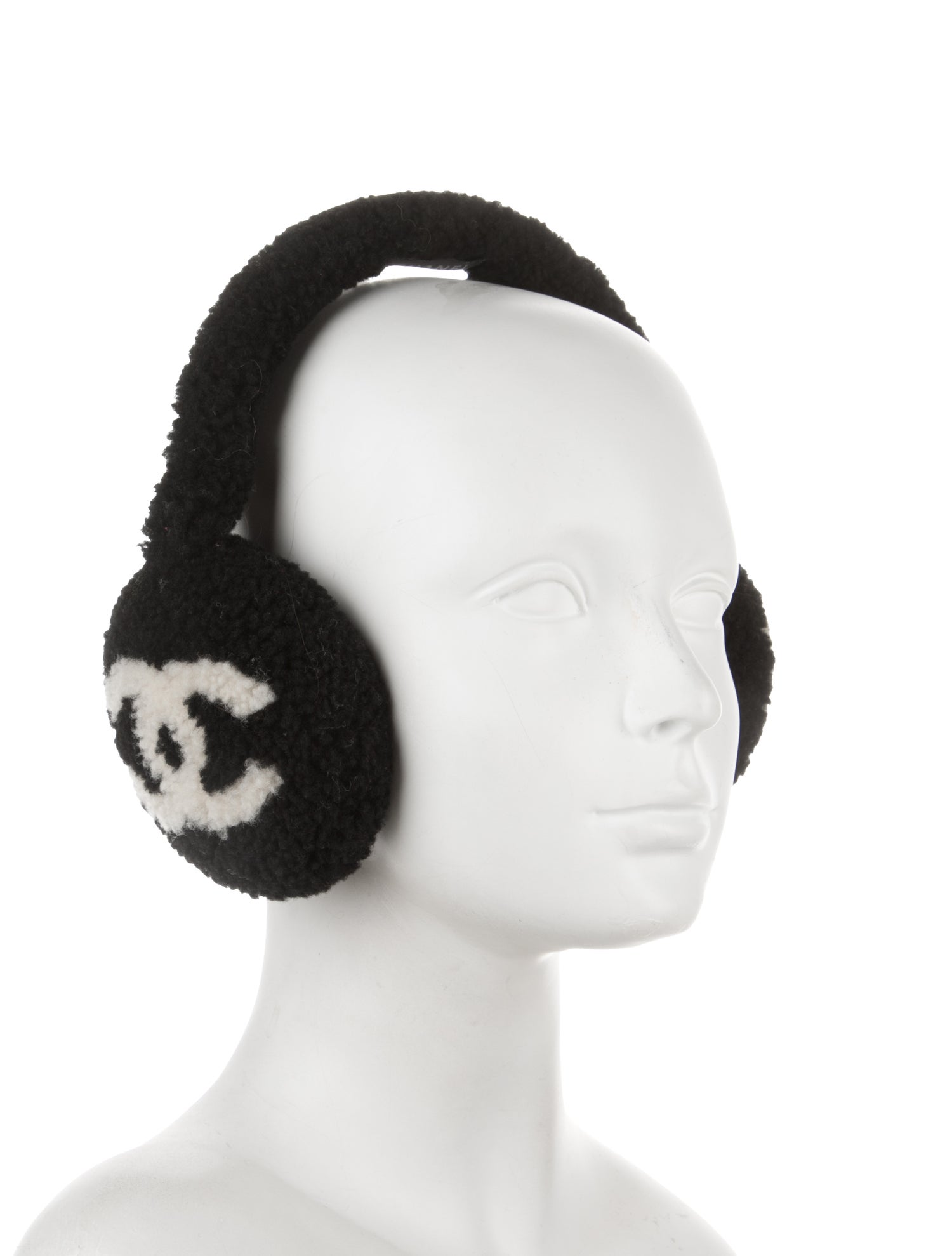 Chanel 2025 Shearling CC Earmuffs