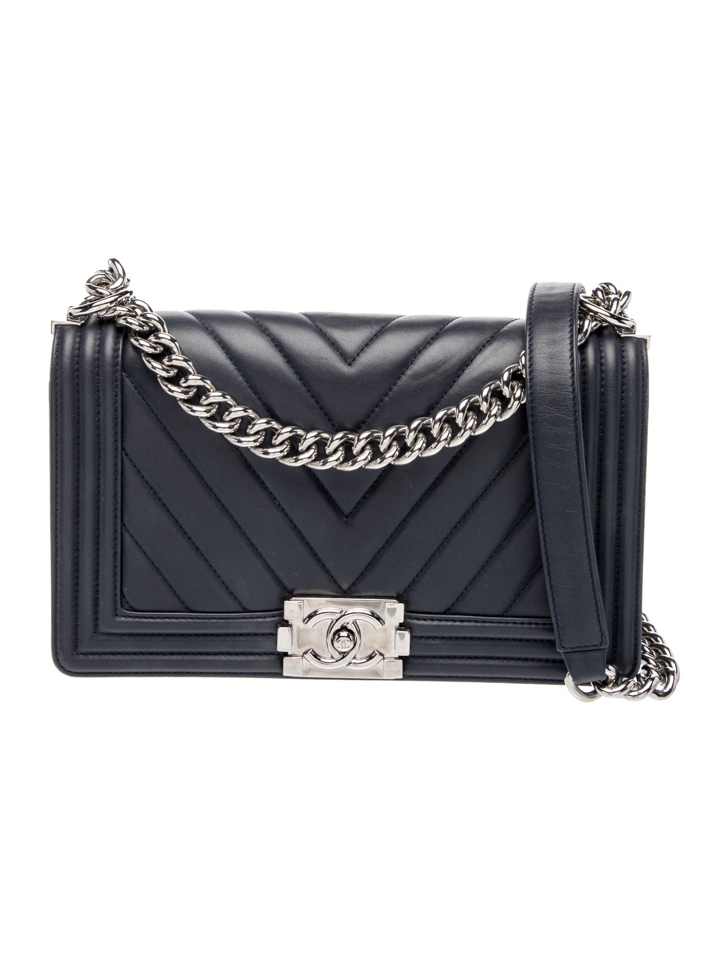 Chanel Medium Chevron Boy Bag