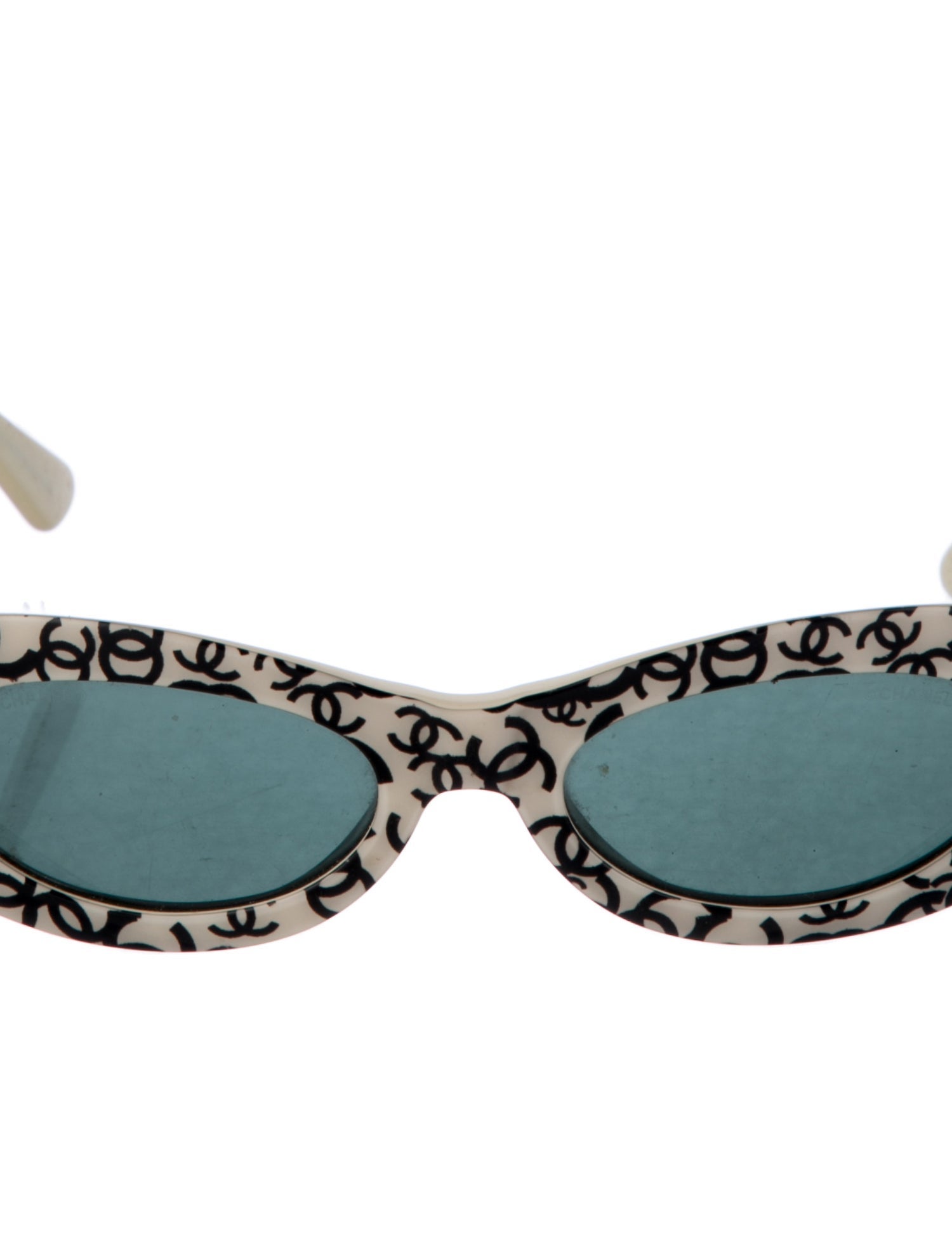 Chanel Vintage Interlocking CC Logo Sunglasses