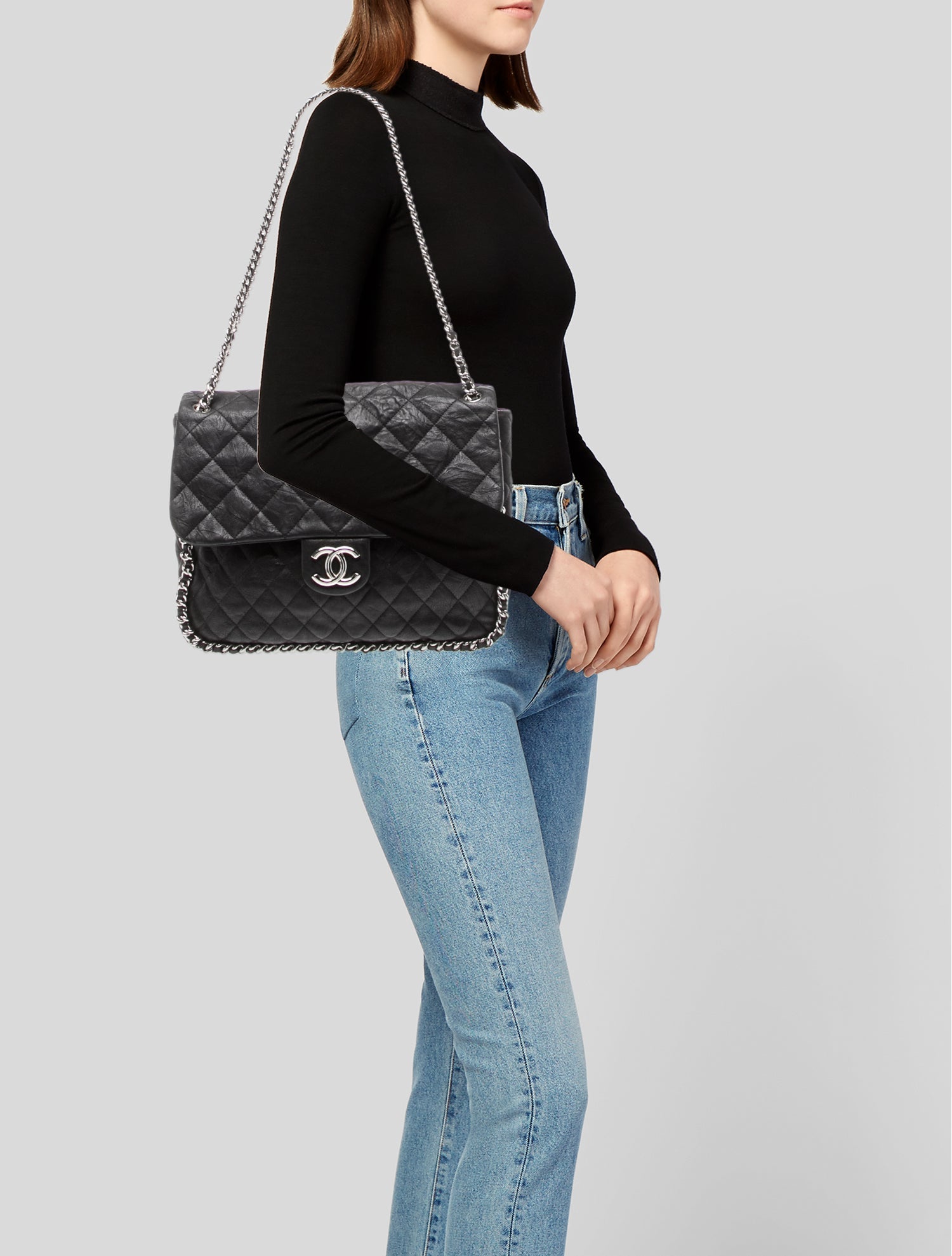 Chanel Maxi Chain Around Flap Bag