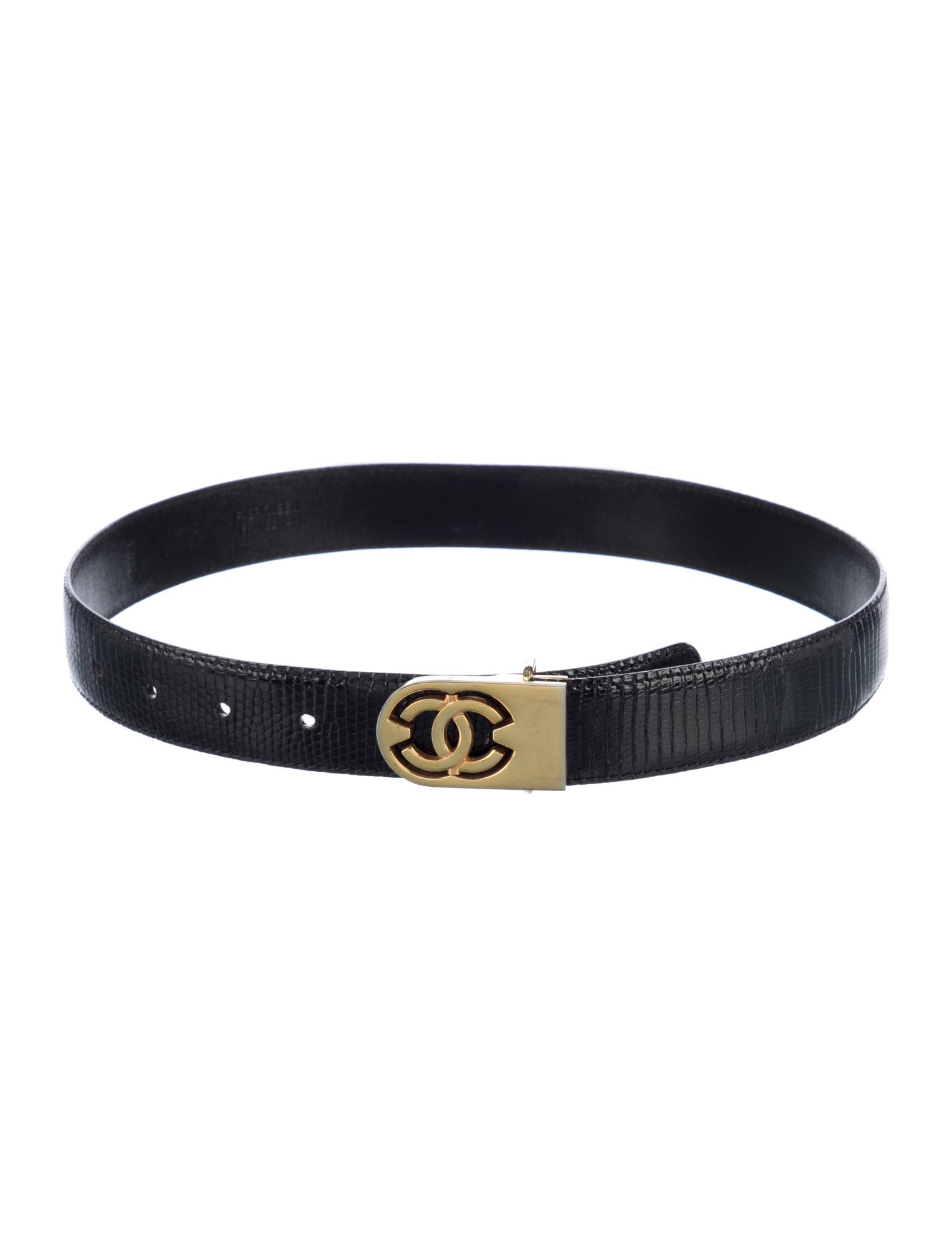 Chanel Vintage Interlocking CC Logo Waist Belt