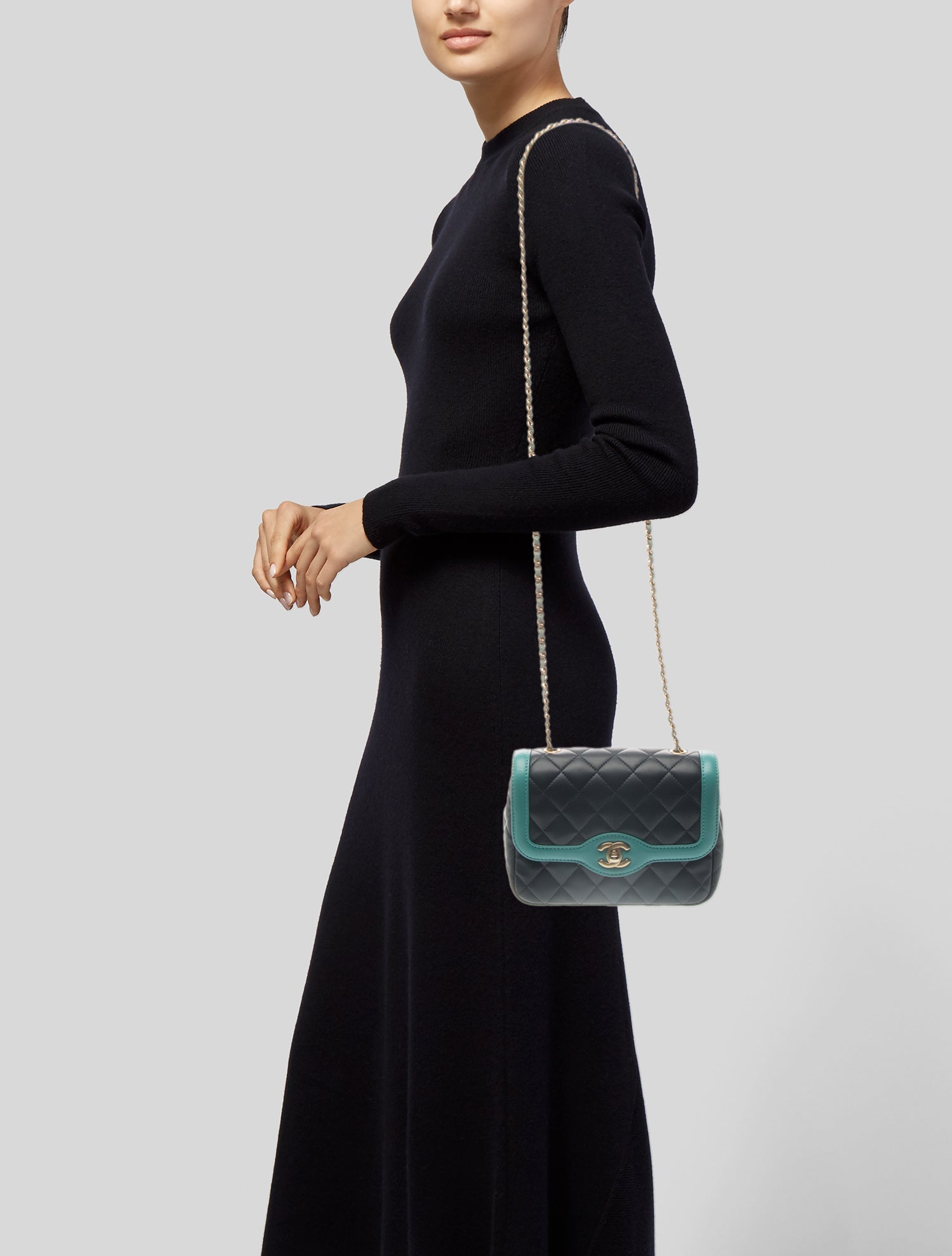 Chanel Mini Two-Tone Day Flap Bag