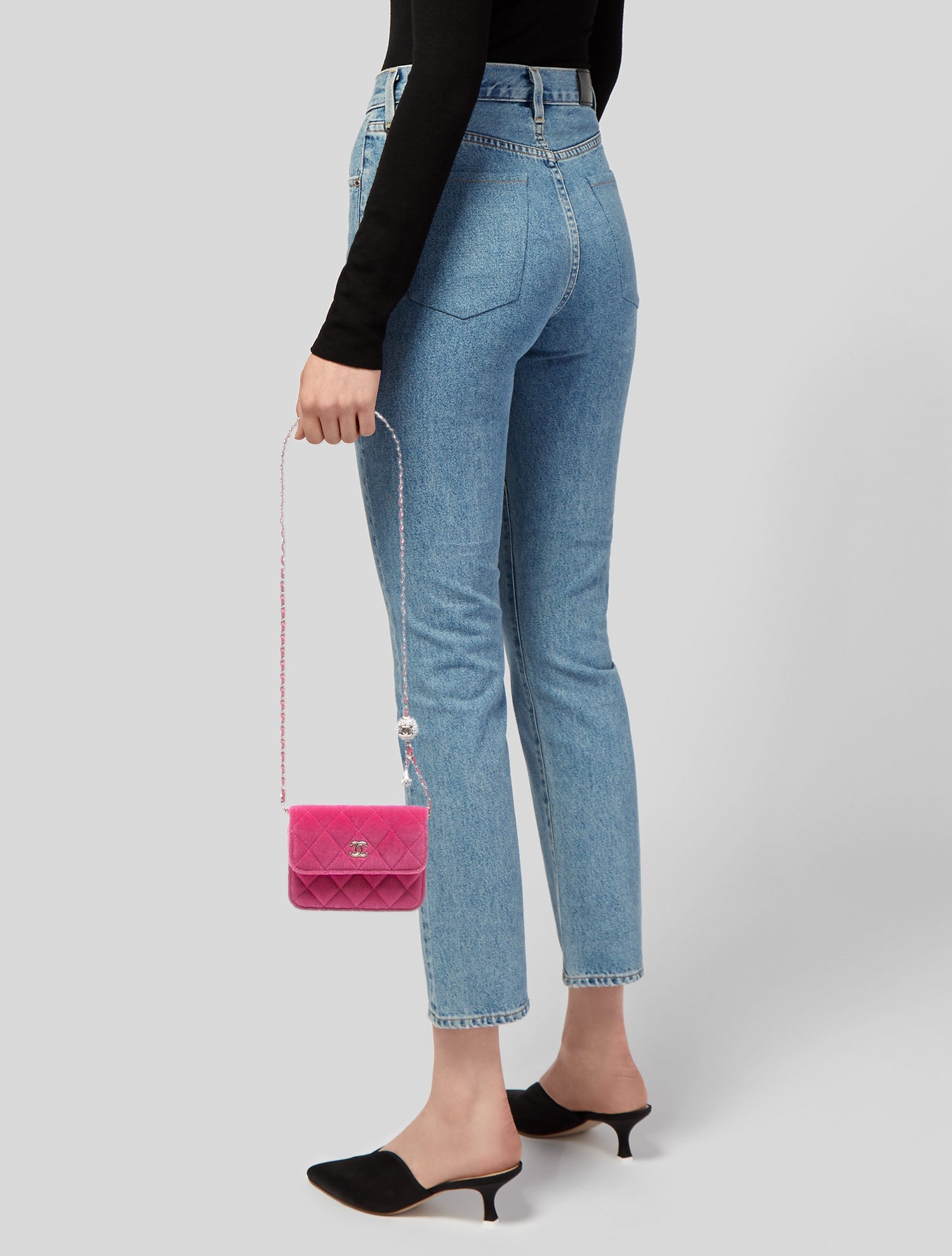 Chanel Pearl Crush Clutch on Chain