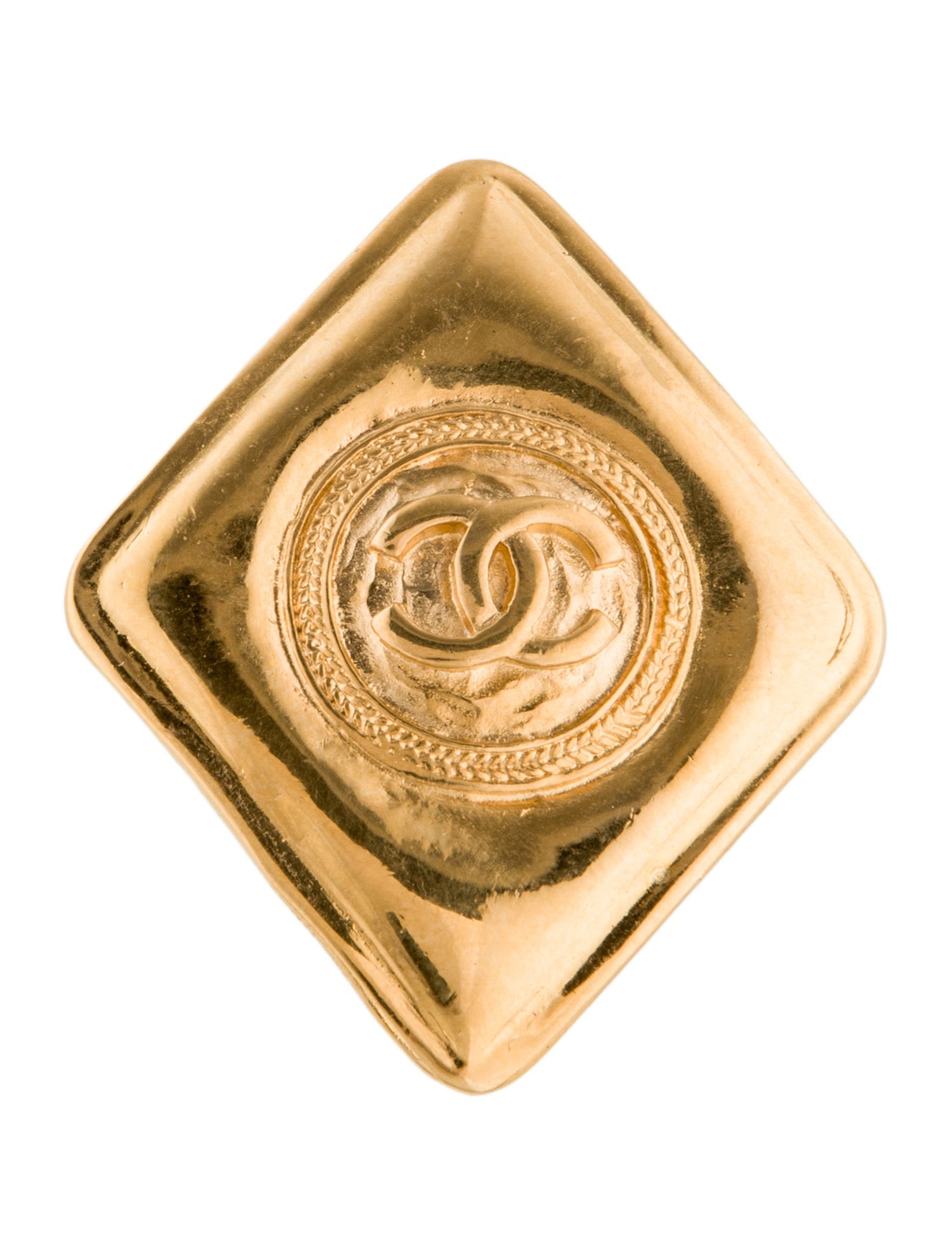 Chanel Vintage CC Brooch