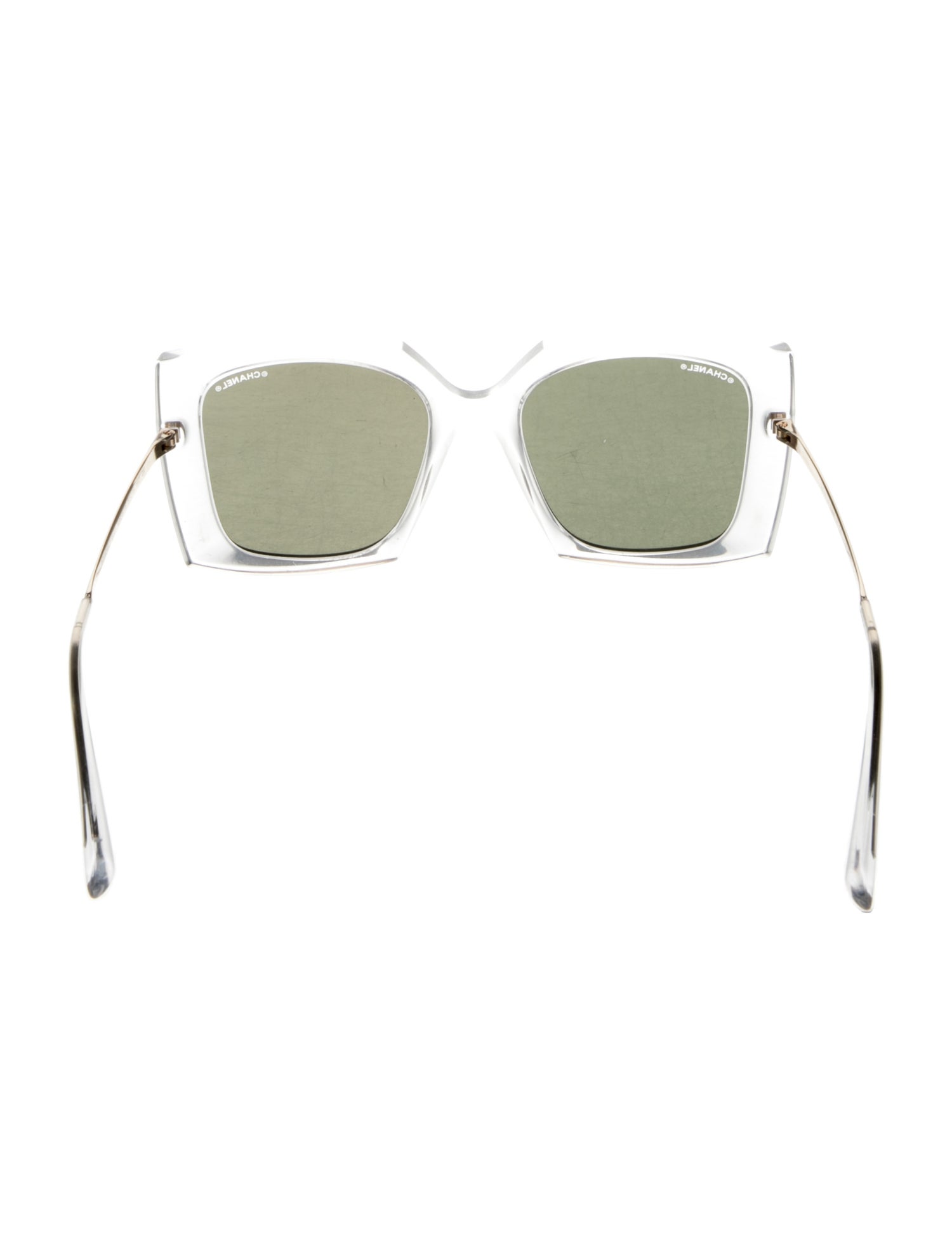 Chanel Interlocking CC Logo Square Sunglasses