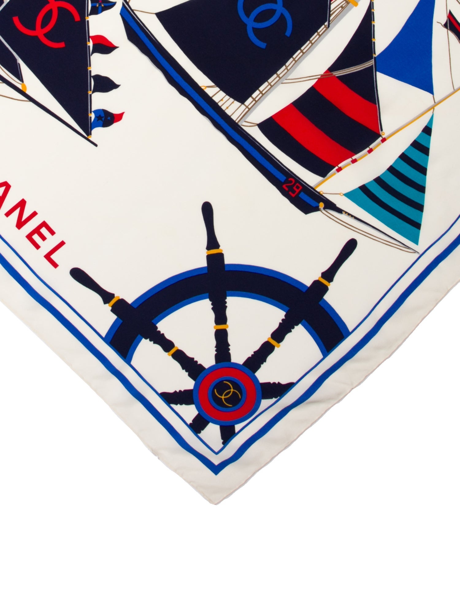 Chanel Silk Printed Scarf