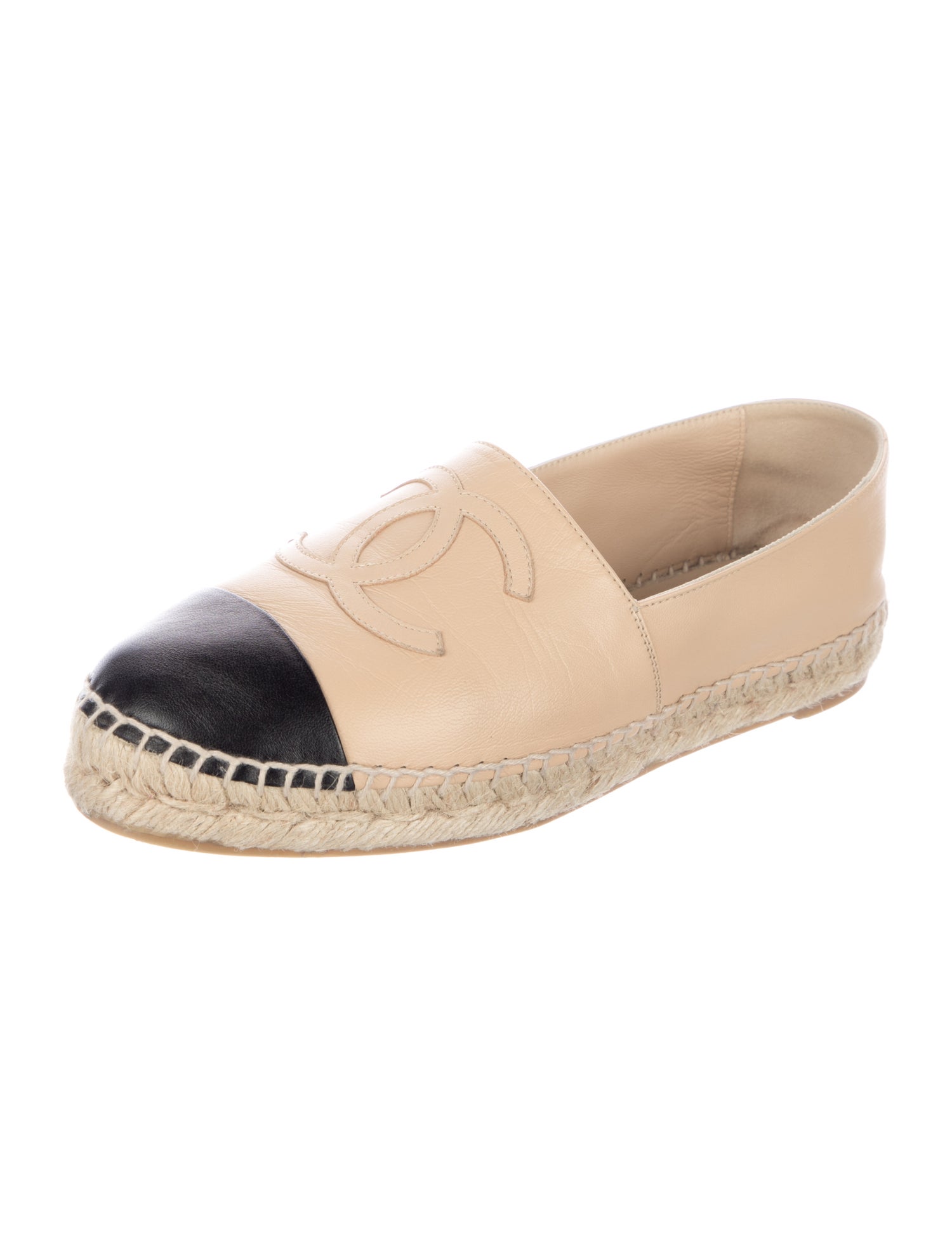 Chanel 2000 Interlocking CC Logo Espadrilles