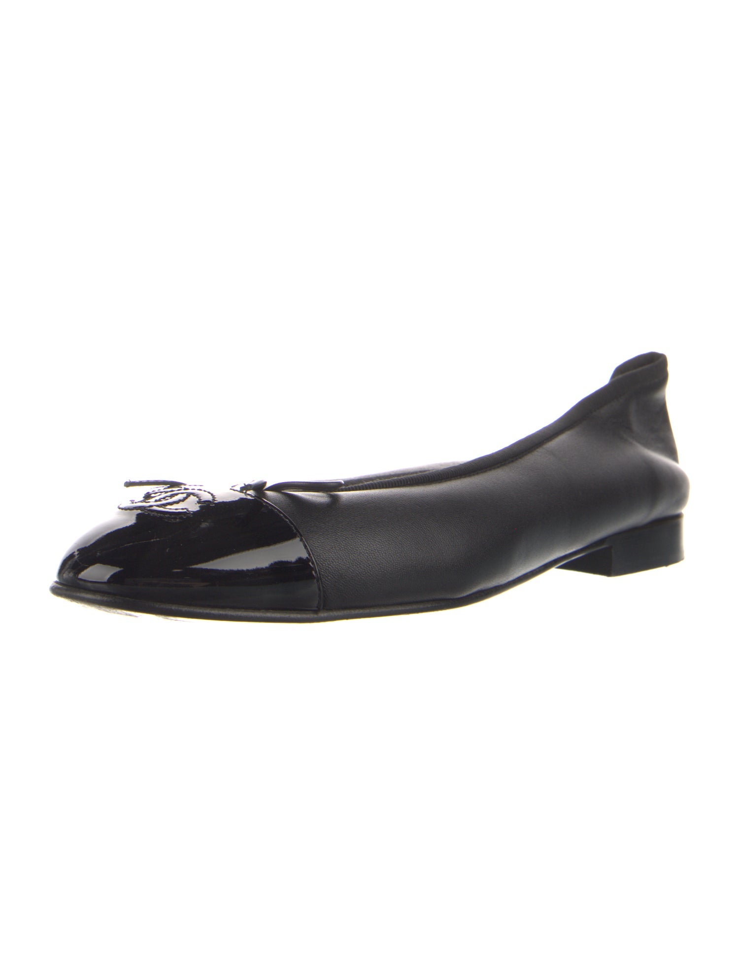 Chanel 2024 Interlocking CC Logo Ballet Flats