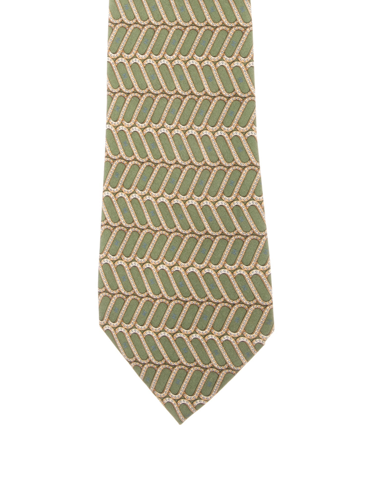 Chanel Silk Pattern Tie