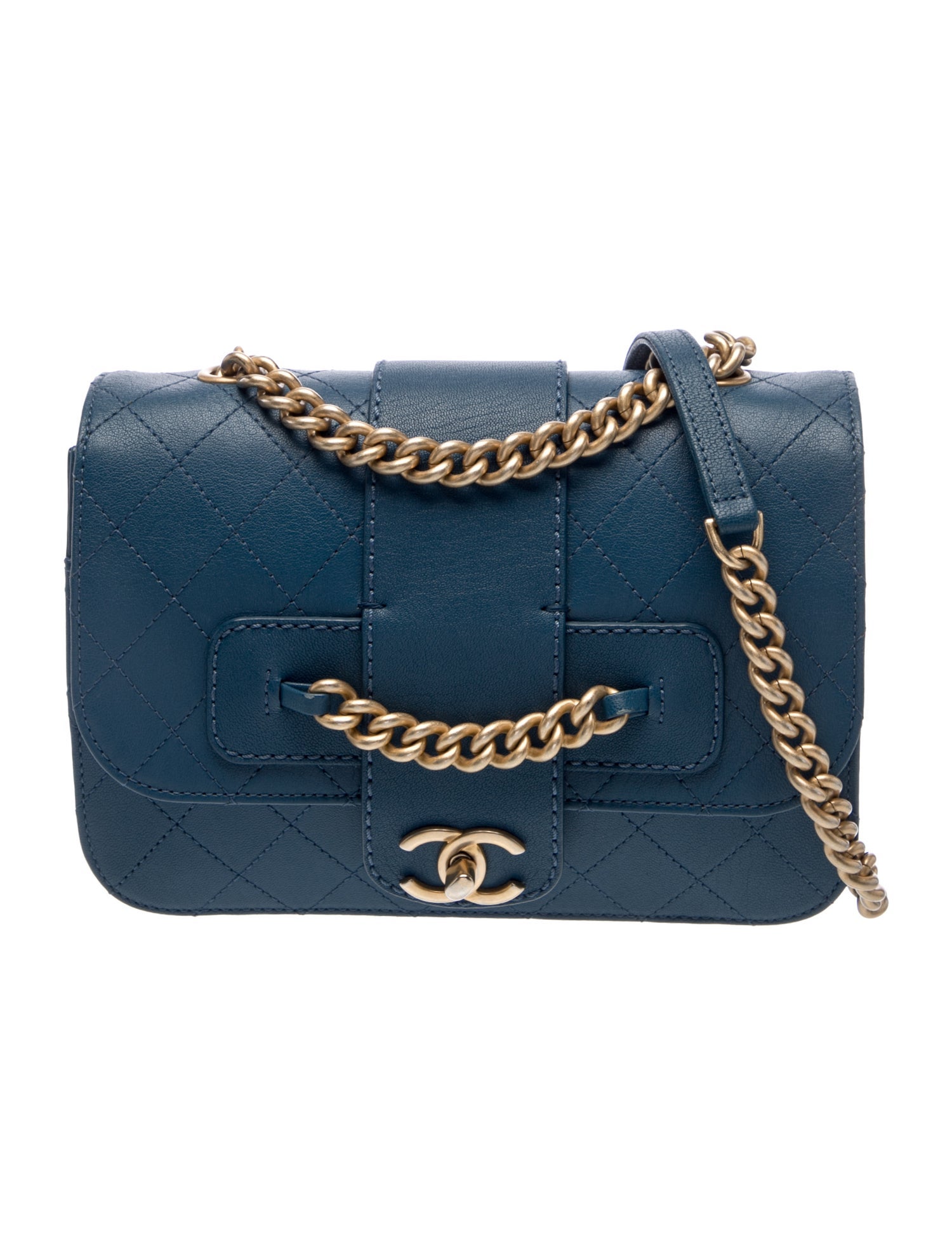 Chanel Front Chain Medium Flap Bag