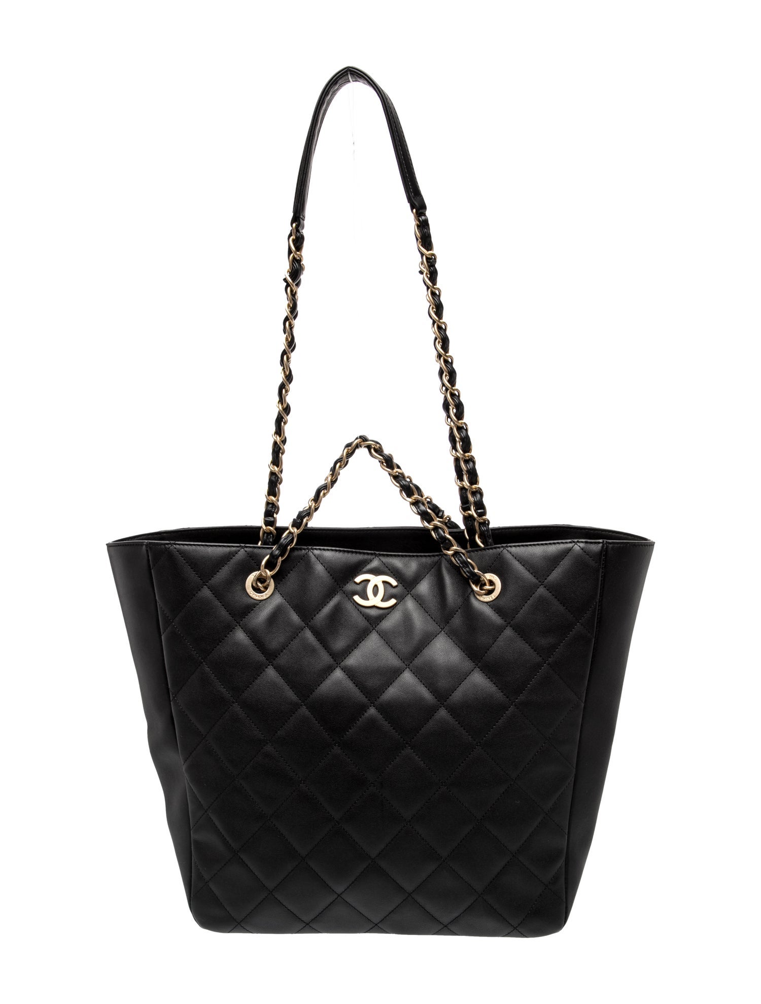 Chanel Large Quilted CC Tote