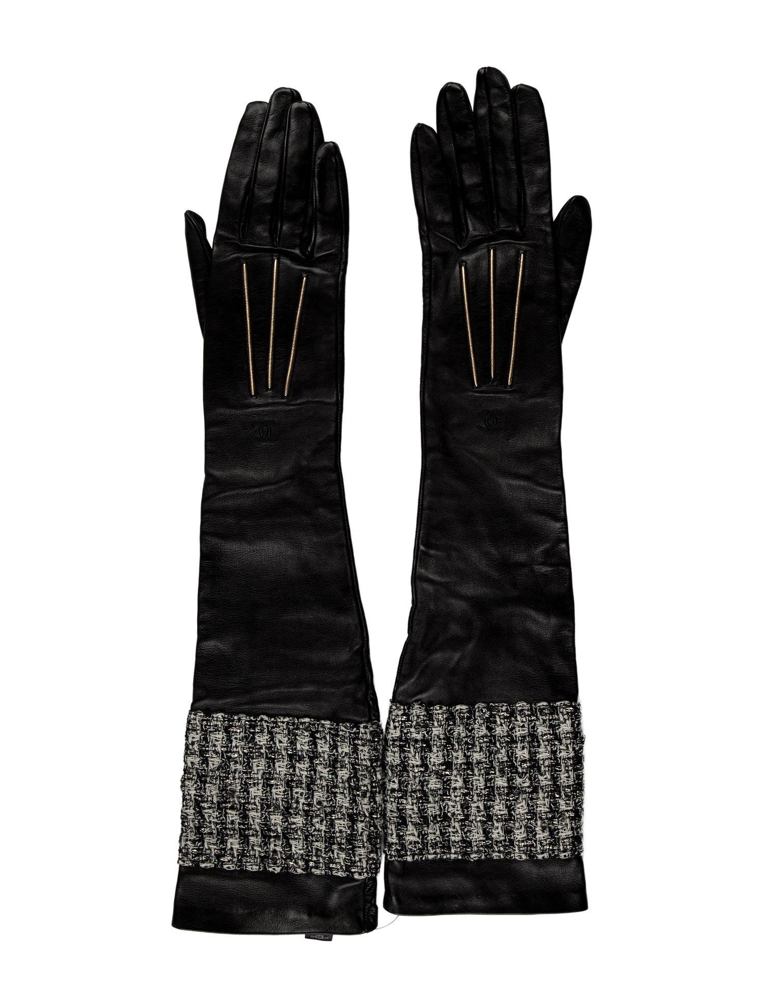 Chanel Long Leather Gloves