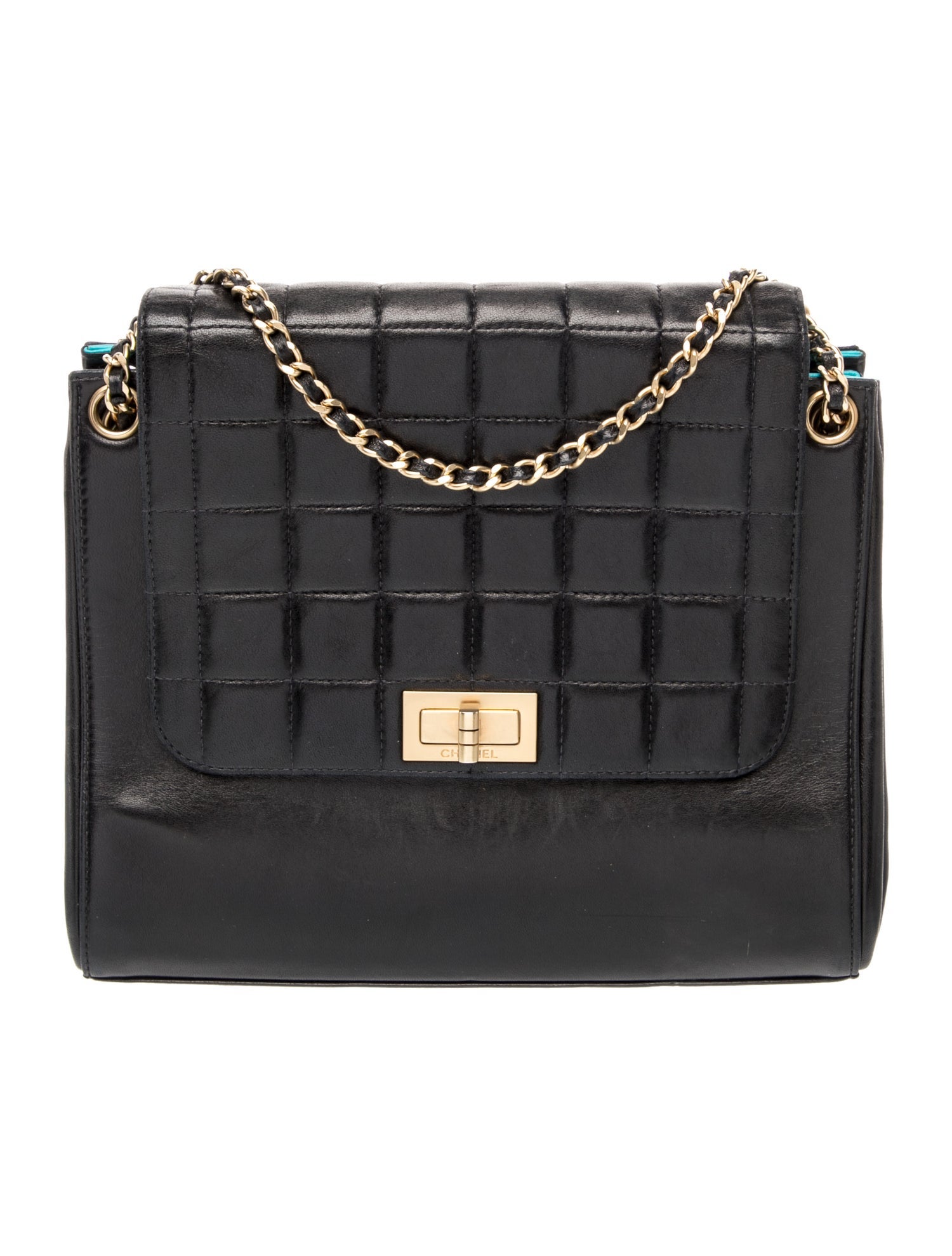 Chanel Square Quilt Accordion Flap Bag