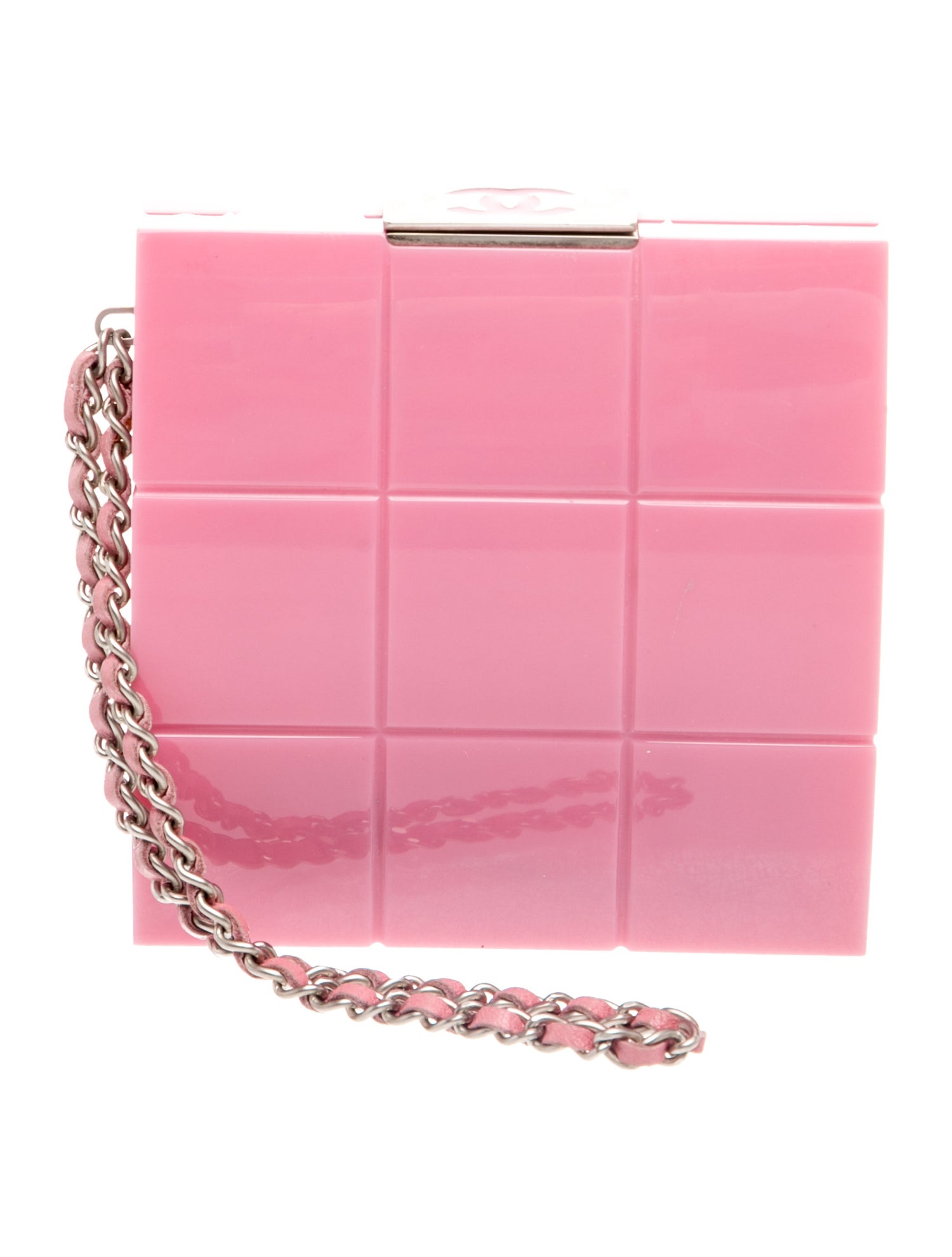 Chanel Lucite Box Clutch