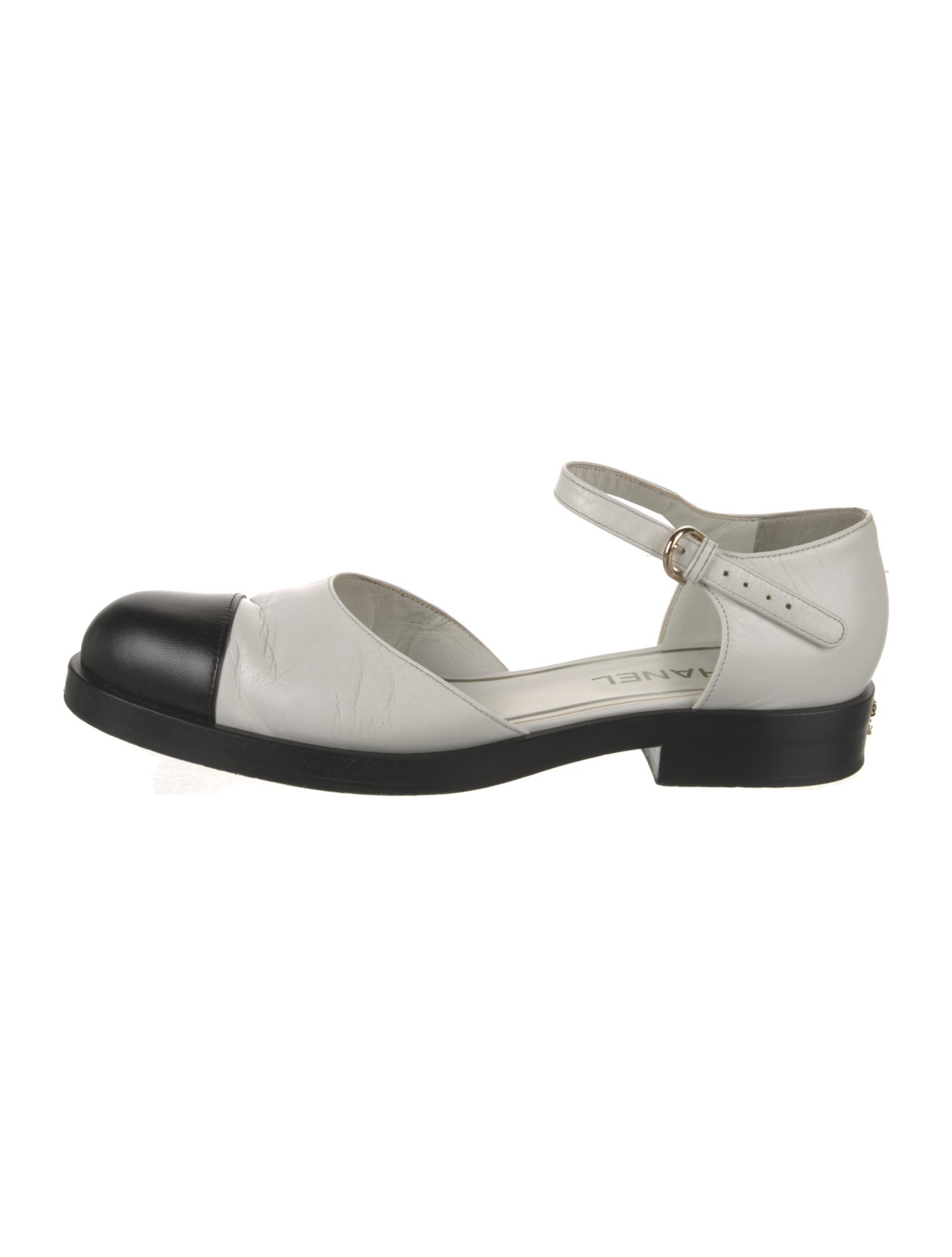 Chanel 2023 Interlocking CC Logo D'Orsay Flats