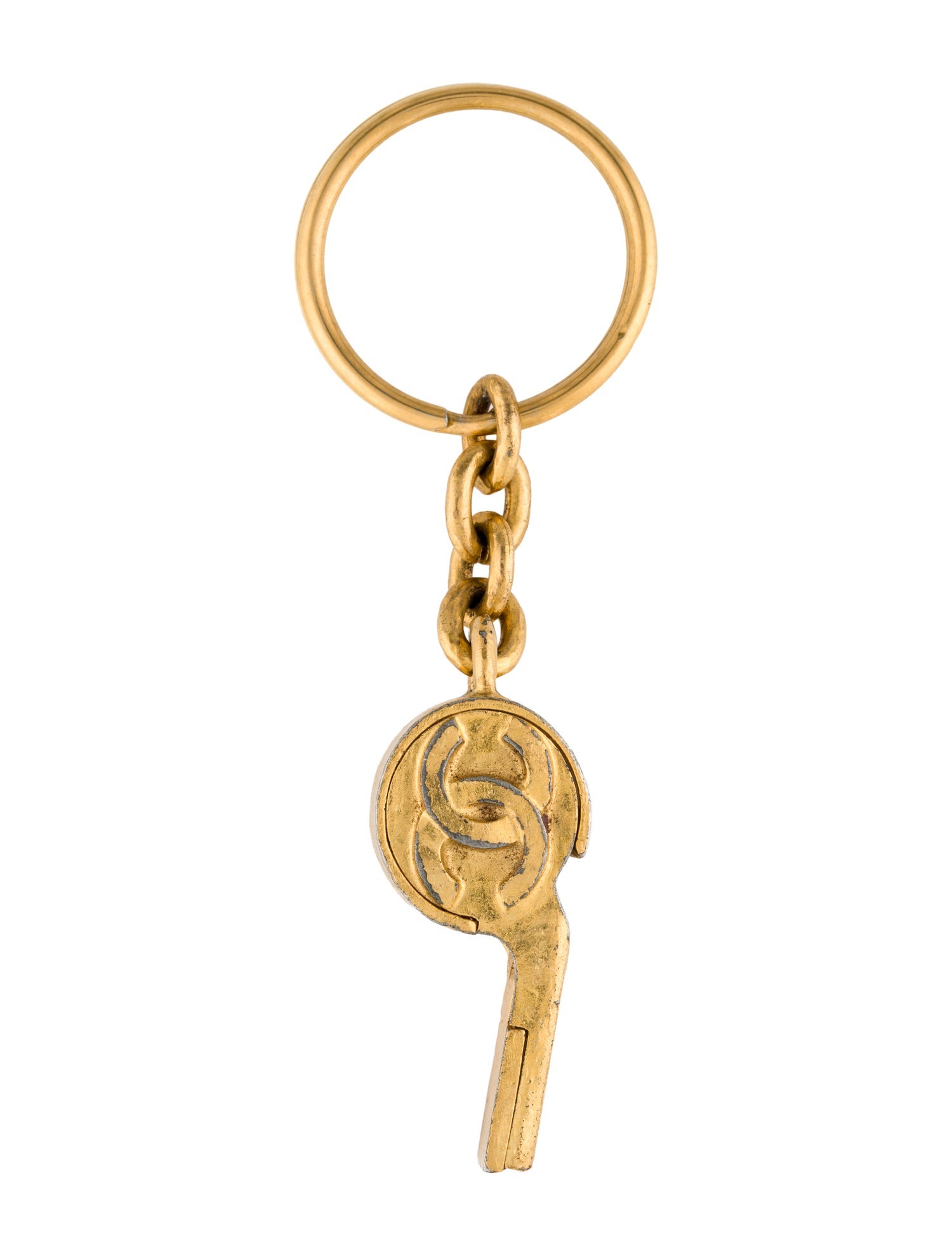 Chanel Strass Whistle Keychain