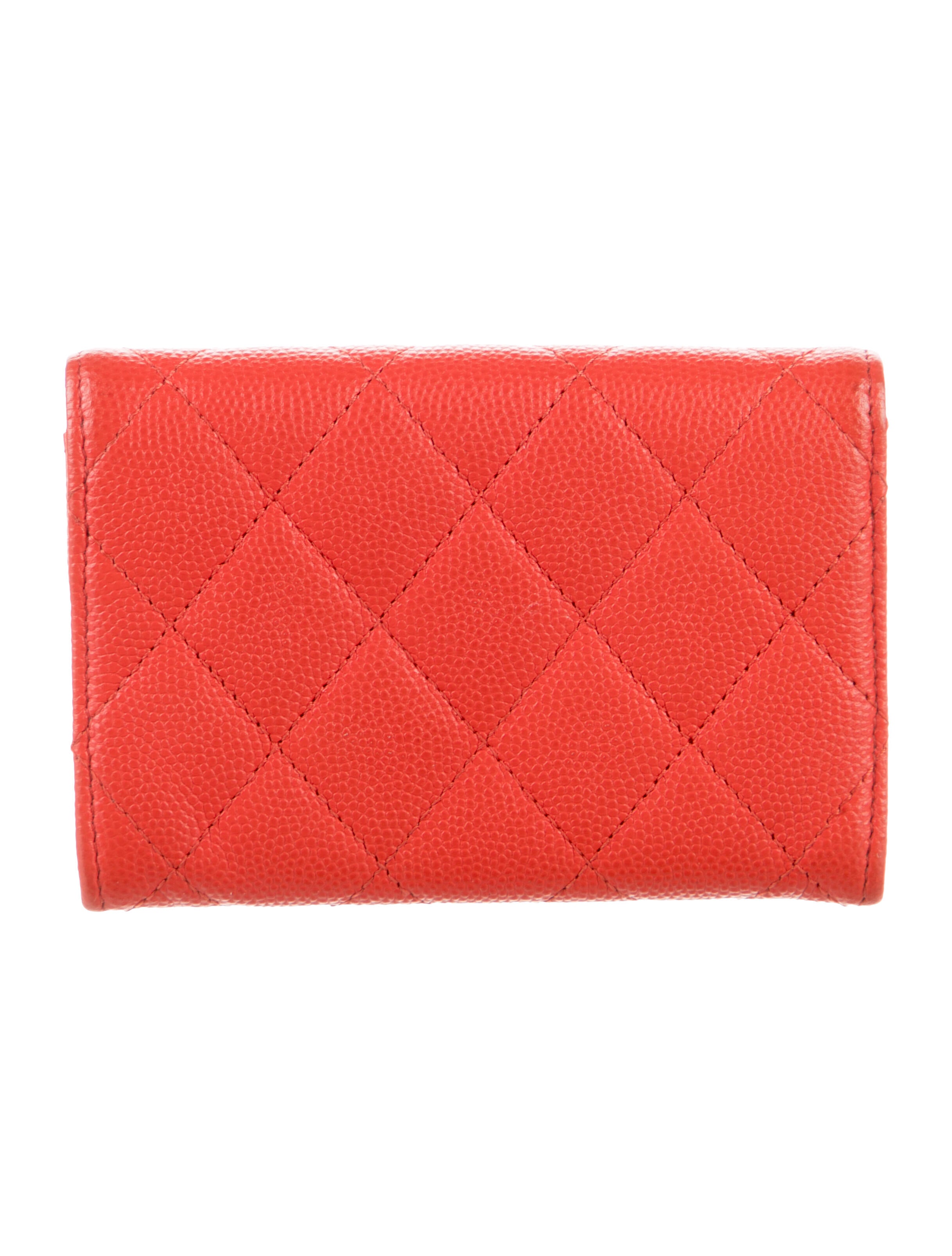 Chanel 2019 Card Holder Flap Trifold Wallet