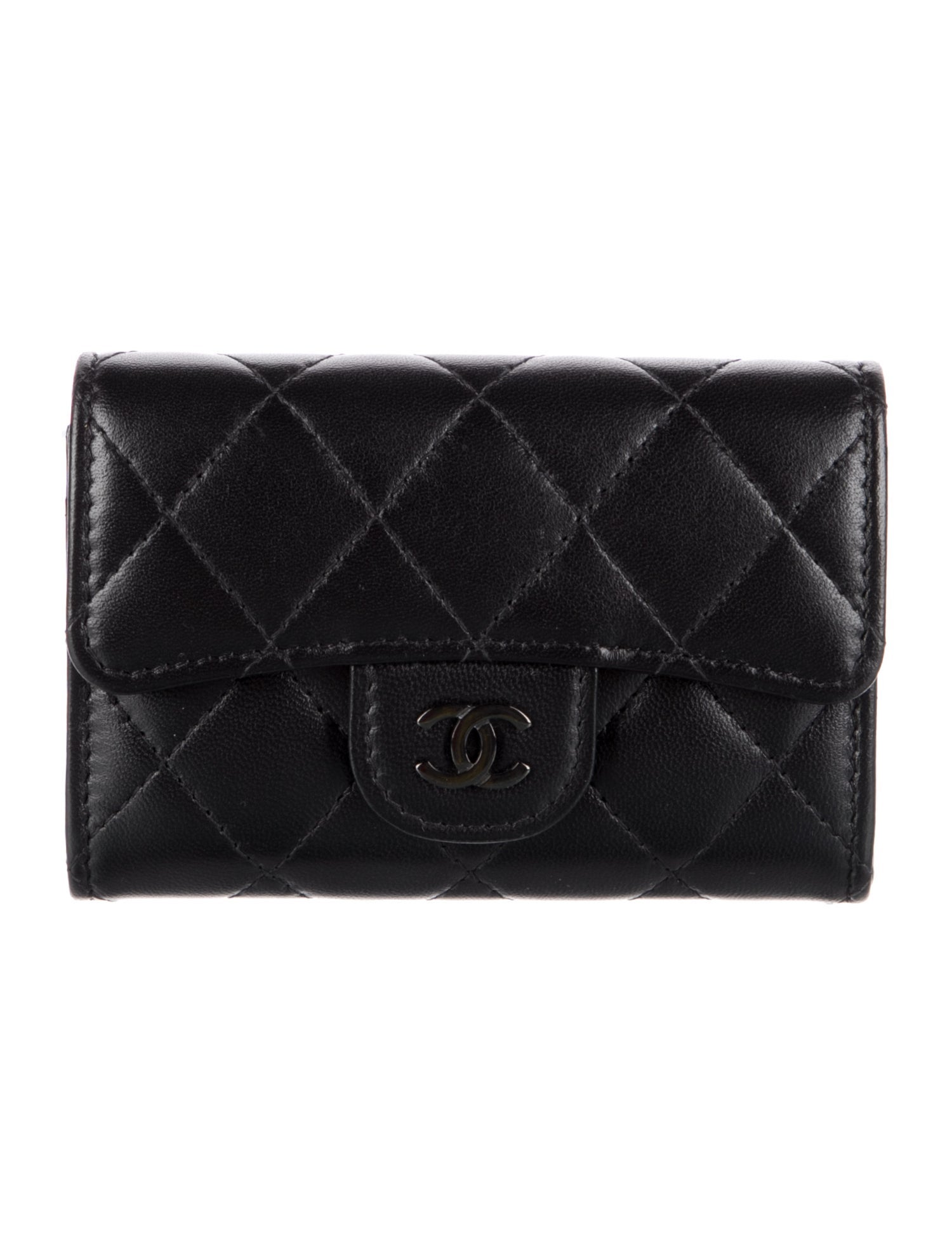 Chanel 2021 Card Holder Flap Trifold Wallet