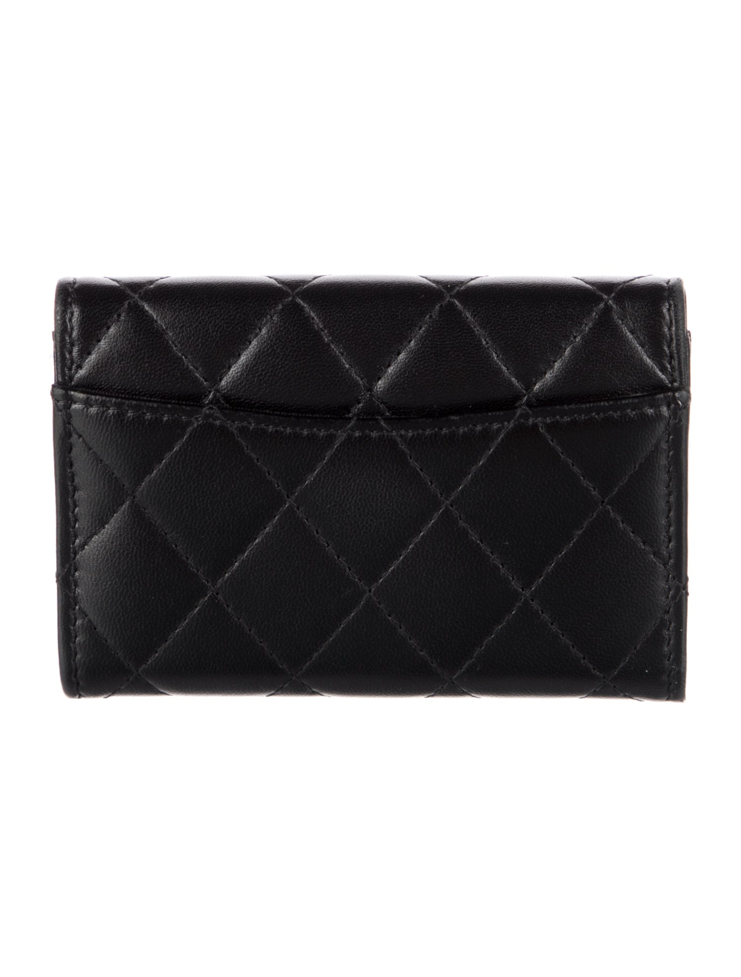Chanel 2021 Card Holder Flap Trifold Wallet