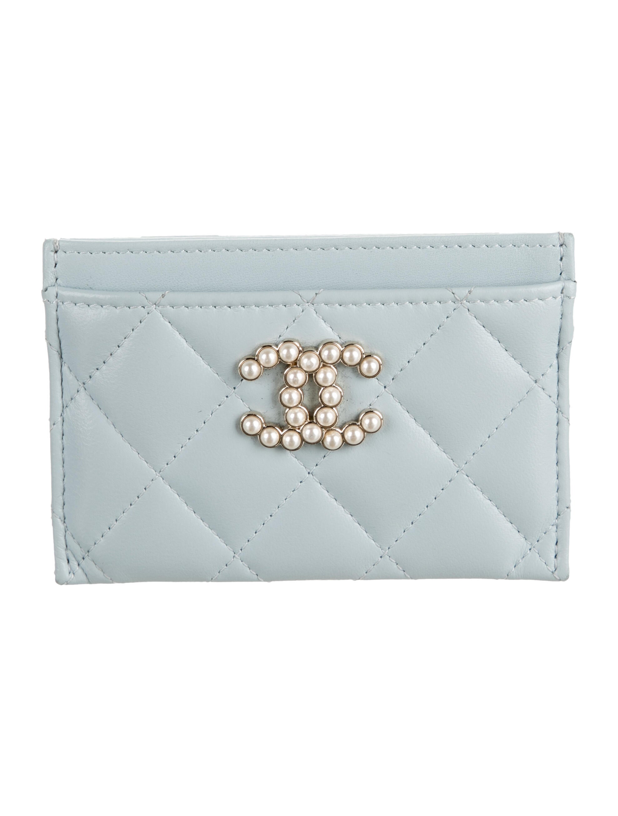 Chanel Card Holder Interlocking CC Logo Card Holder