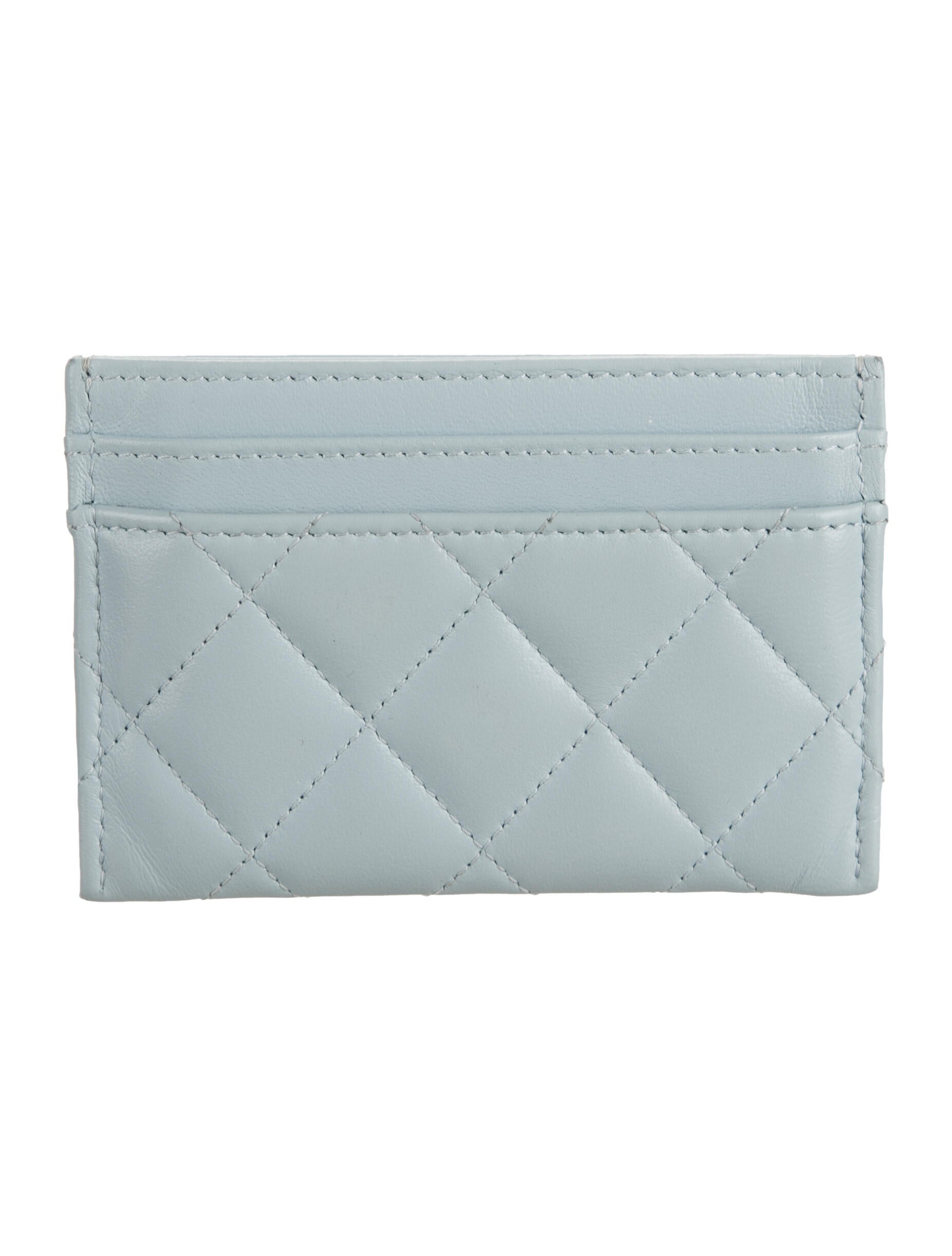 Chanel Card Holder Interlocking CC Logo Card Holder