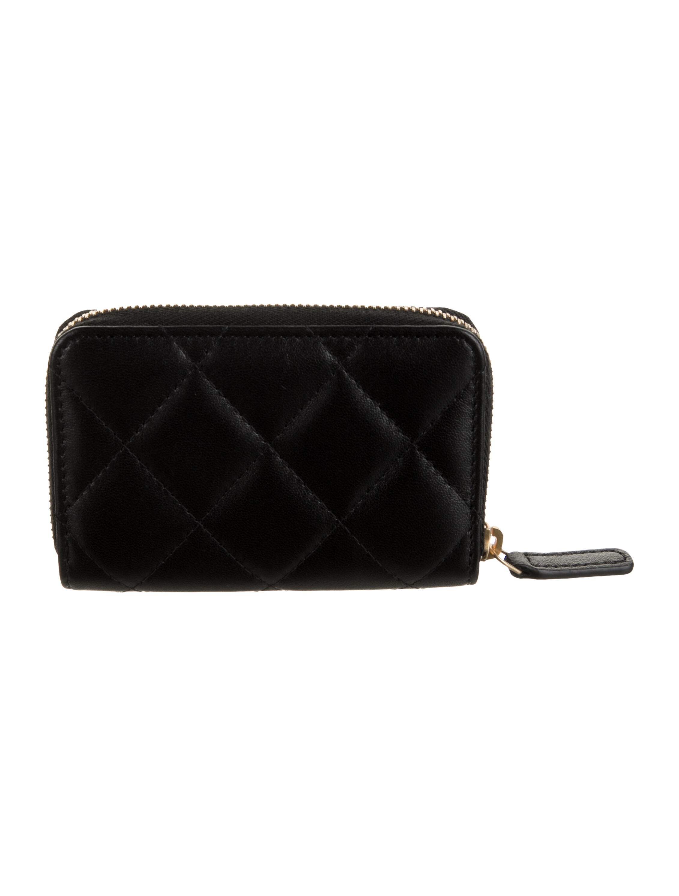 Chanel Coin Purse Interlocking CC Logo Compact Wallet