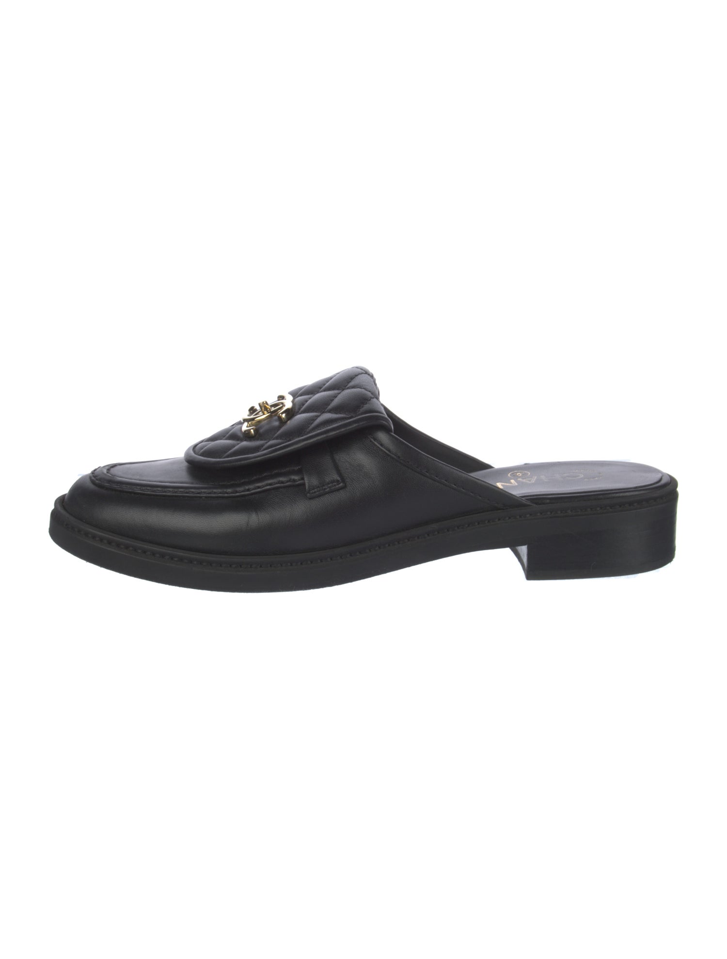 Chanel 2025 Interlocking CC Logo Mules