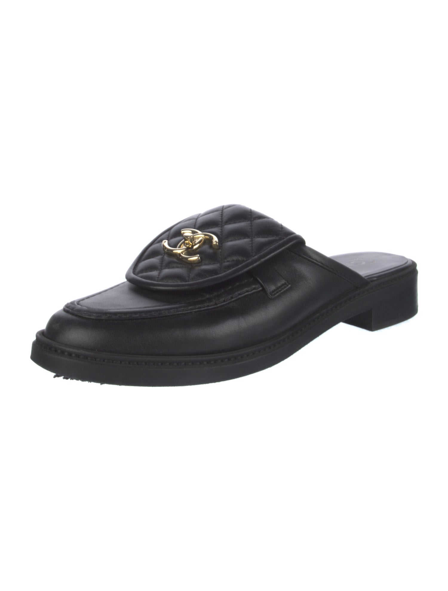 Chanel 2025 Interlocking CC Logo Mules