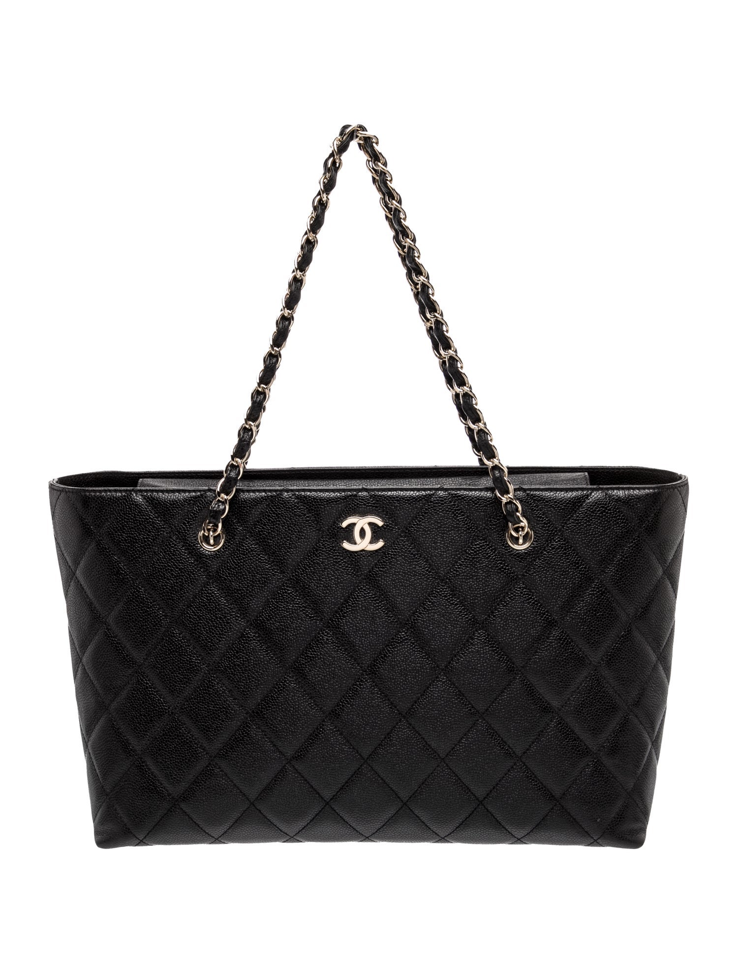 Chanel Caviar Quilted Shopping Tote
