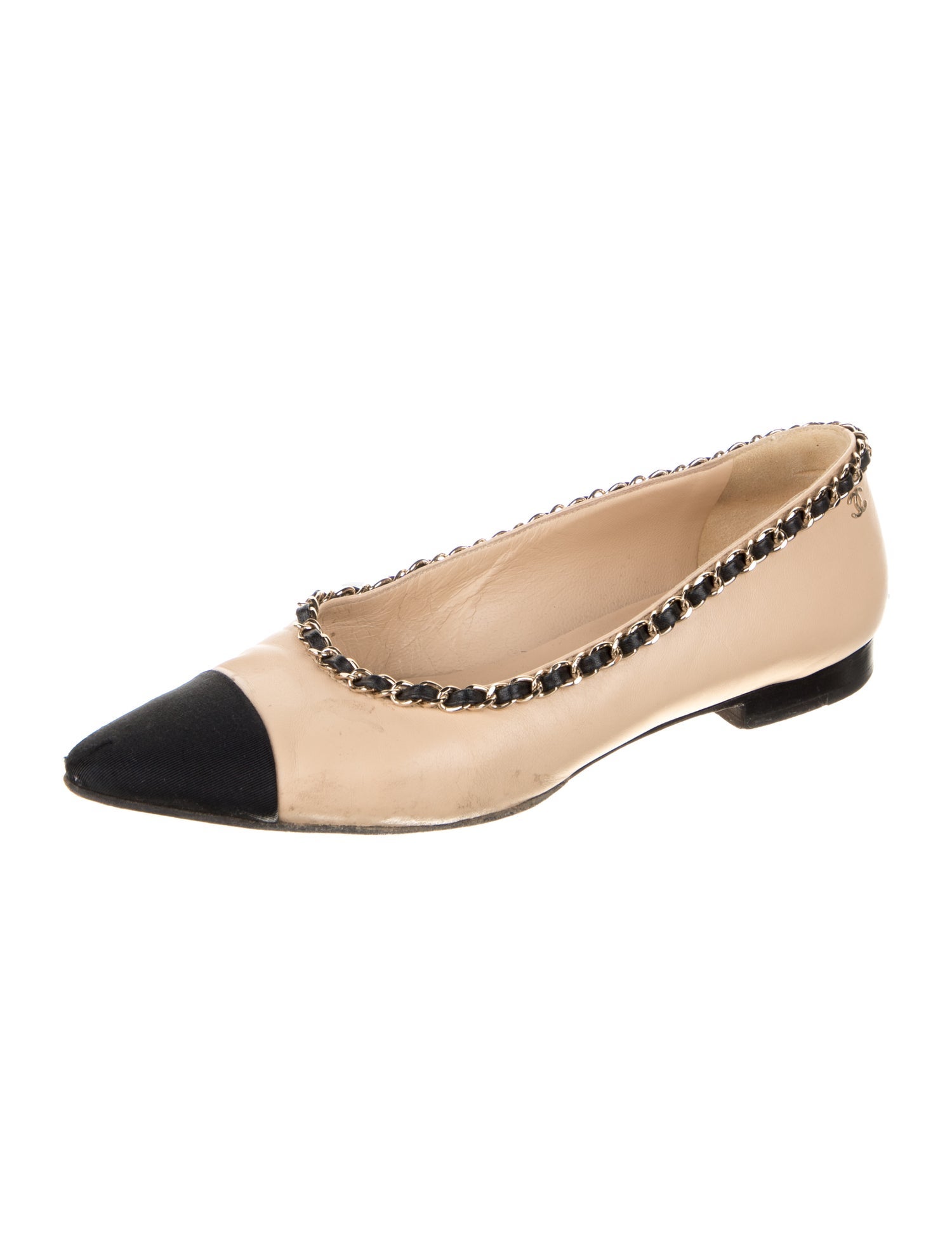 Chanel 2020 Interlocking CC Logo Flats