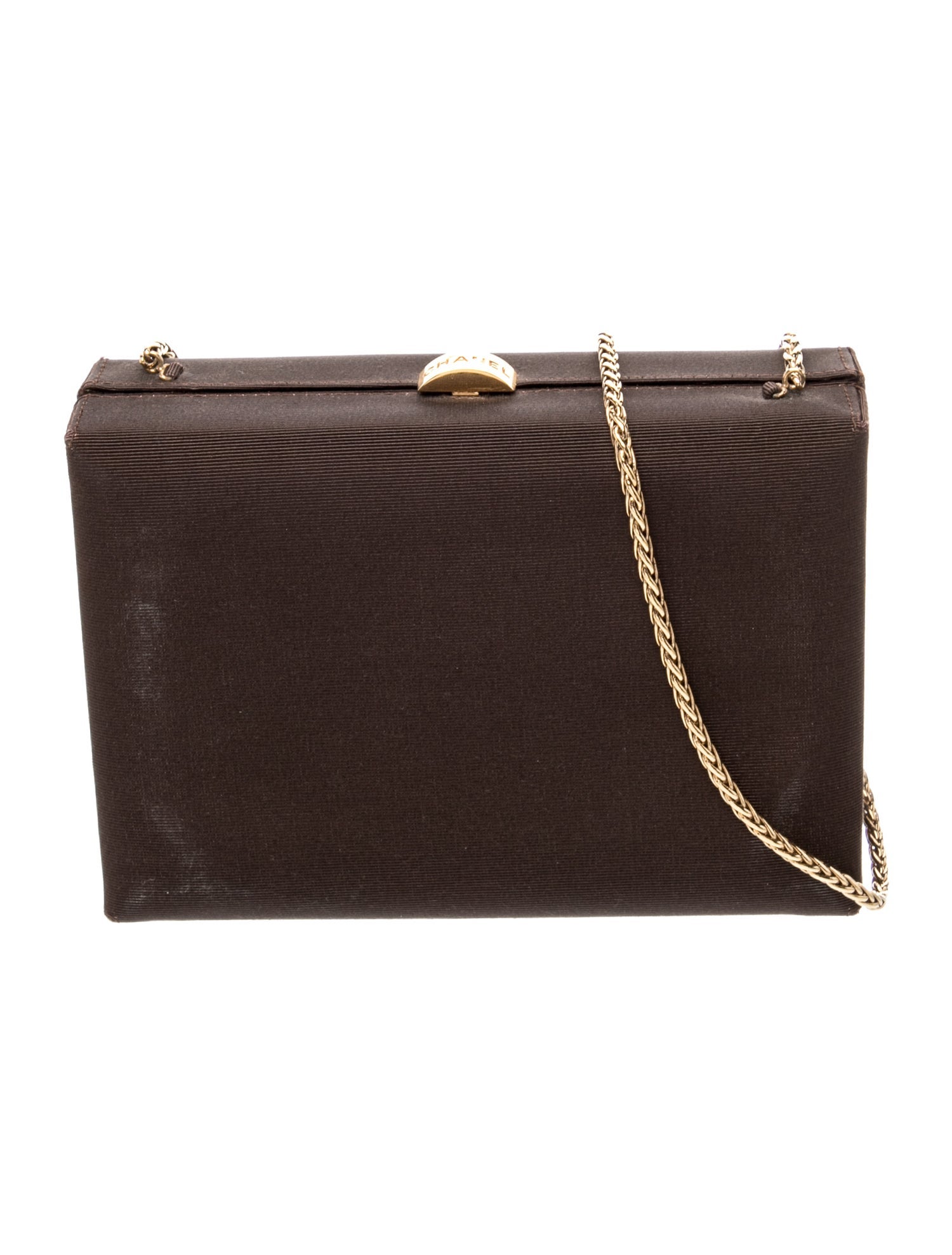 Chanel Canvas Box Clutch