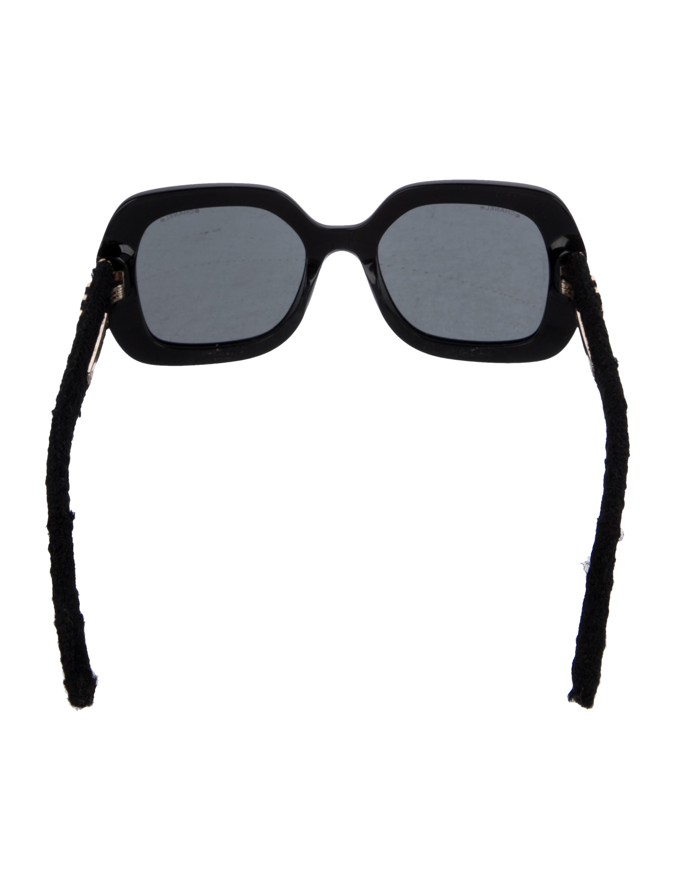 Chanel Interlocking CC Logo Square Sunglasses
