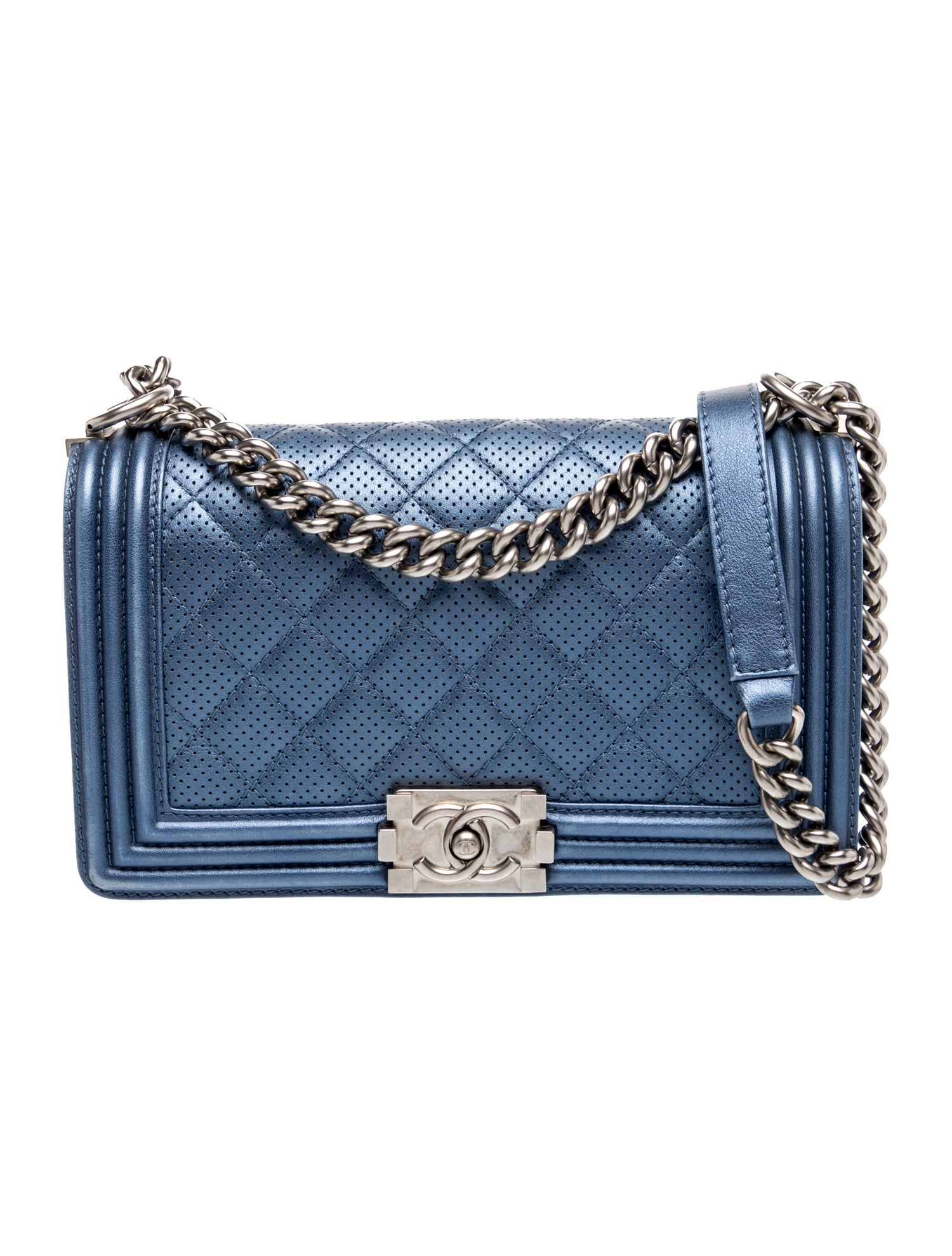 Chanel Perforated Medium Boy Bag