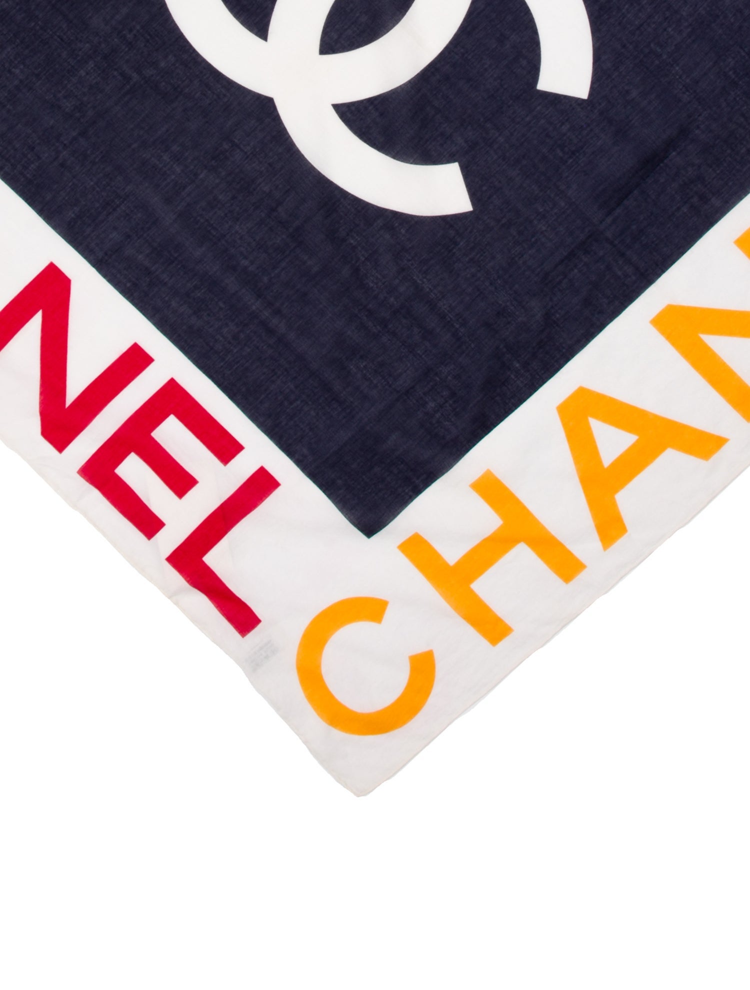 Chanel Interlocking CC Logo Scarf