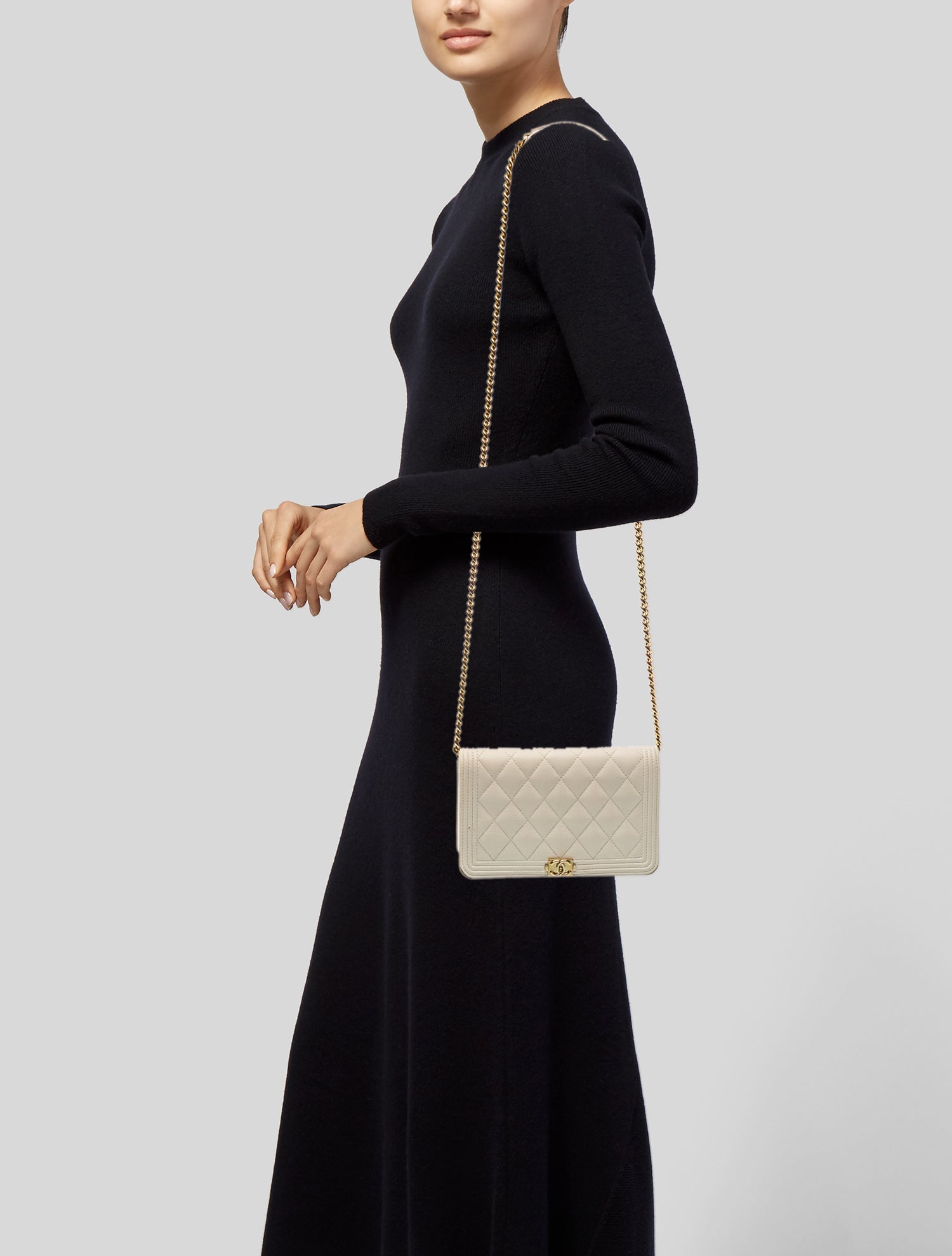 Chanel Boy Wallet On Chain